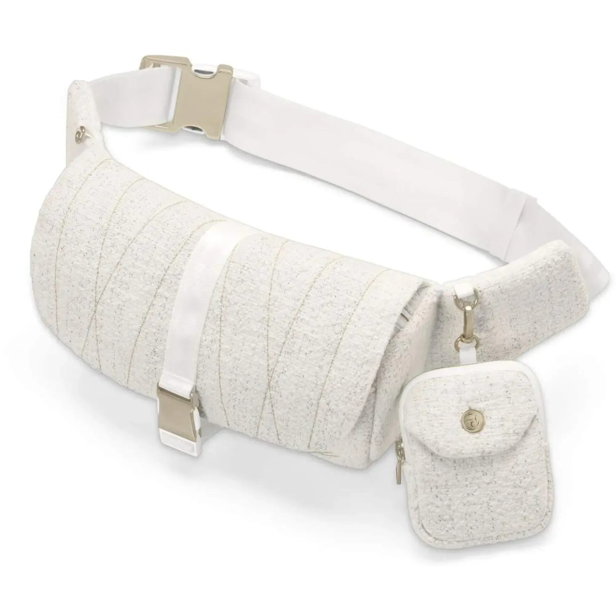 Сумка Cybex на пояс Boucle Cream White