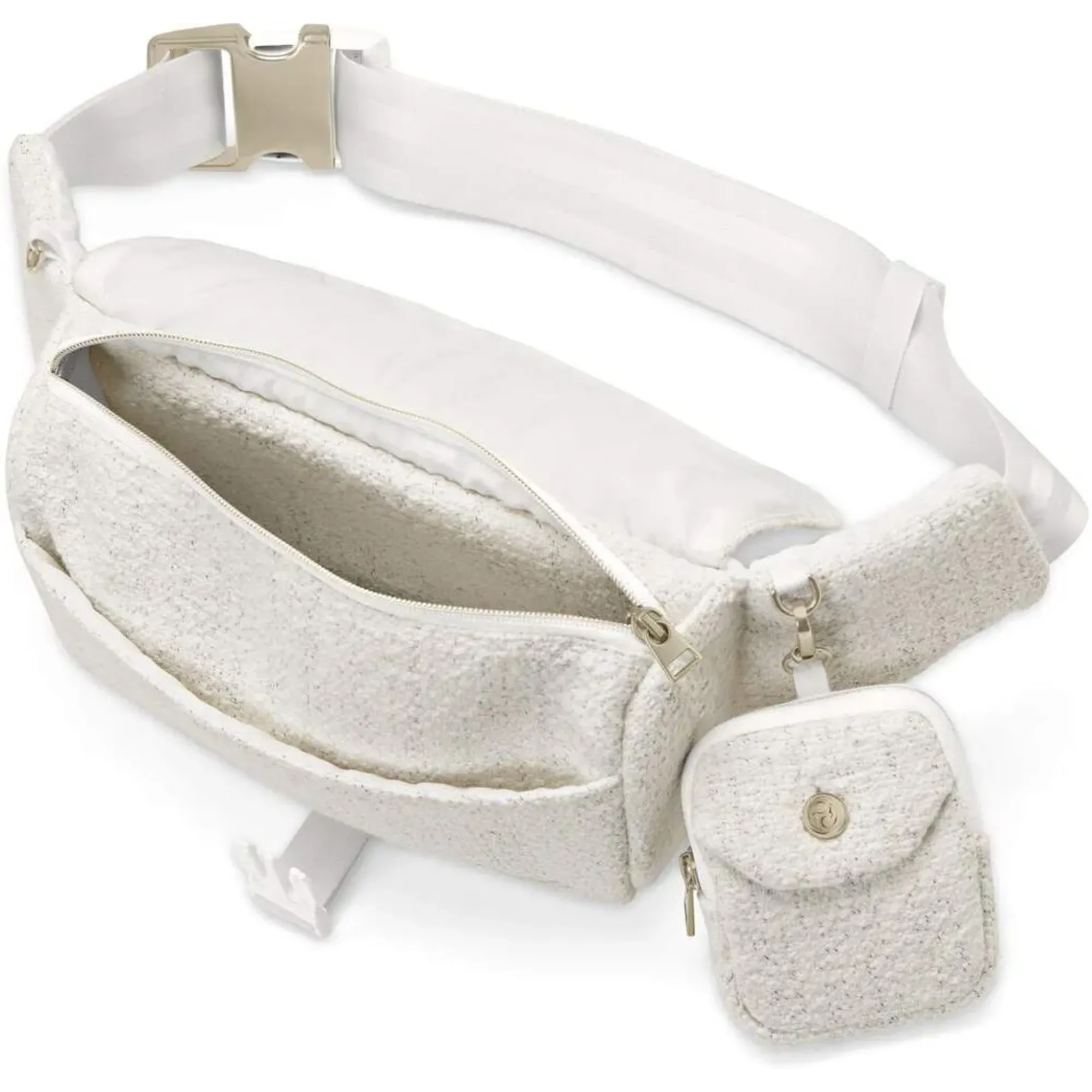 Сумка Cybex на пояс Boucle Cream White