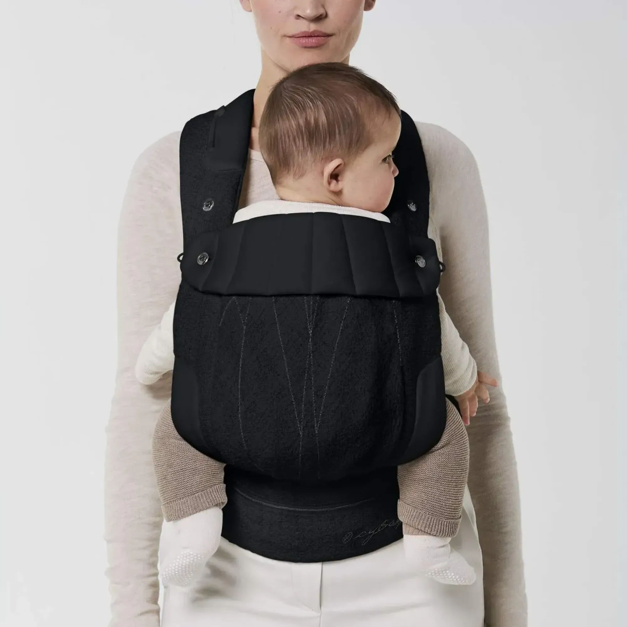 Рюкзак-кенгуру Cybex Coya Carrier Boucle Stone Black