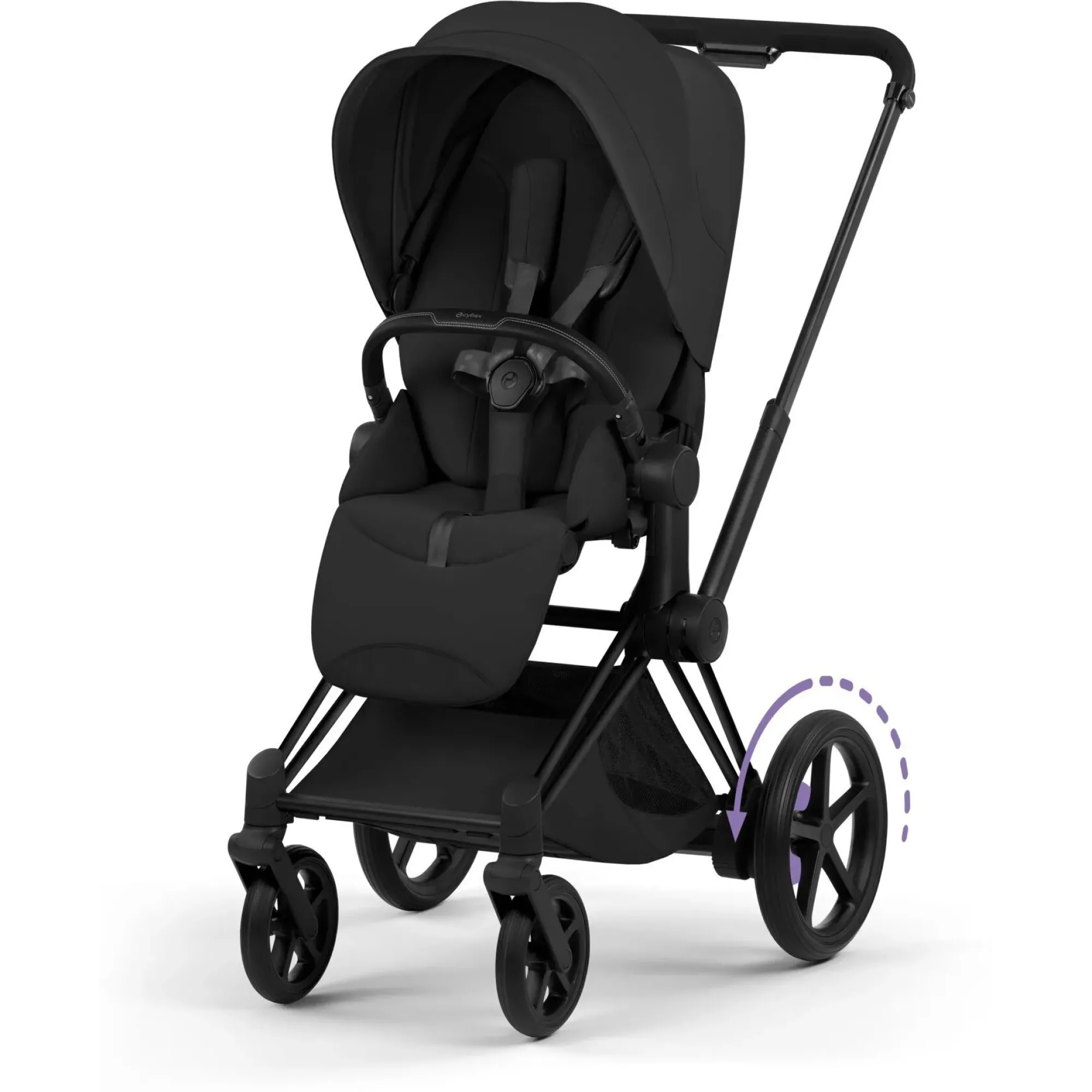 Шасі ePriam та Каркас прогулянкового блоку 5.0 Matt Black