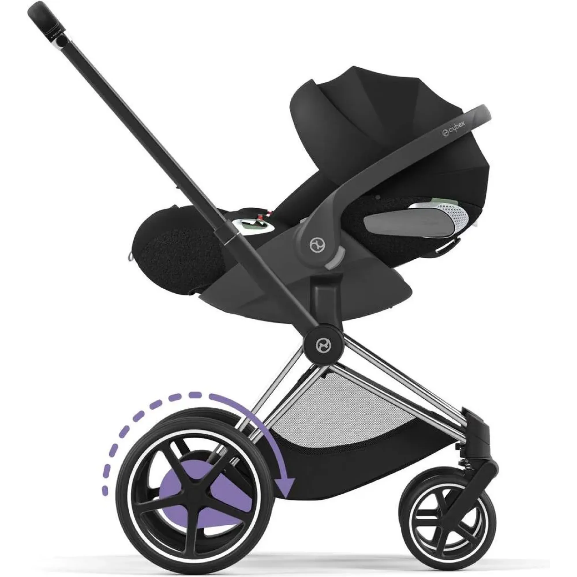 Шасі ePriam та Каркас прогулянкового блоку 4.0 Chrome Black