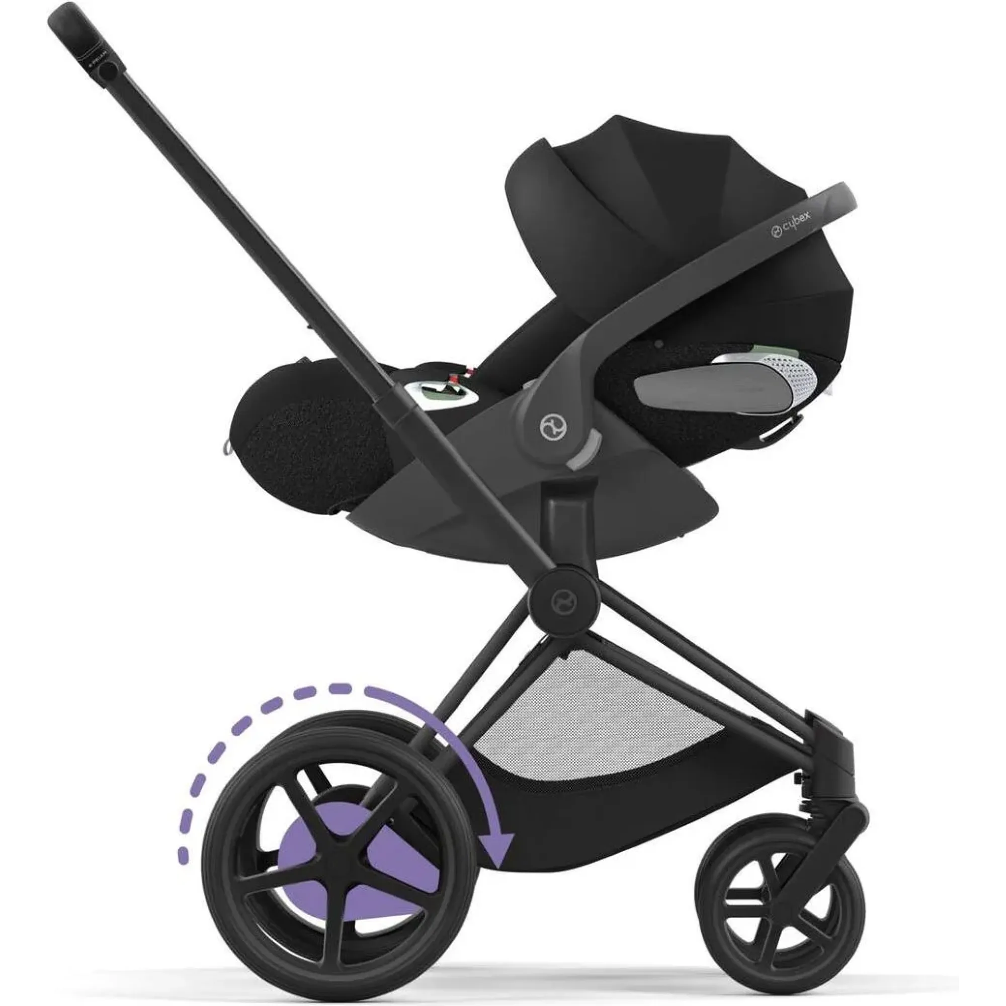 Шасі ePriam та Каркас прогулянкового блоку 4.0 Matt Black