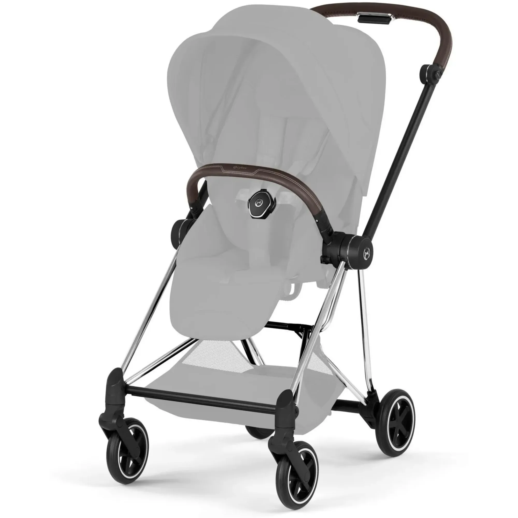 Шасі Cybex Mios 5.0 та Каркас прогулянкового блоку Chrome Brown