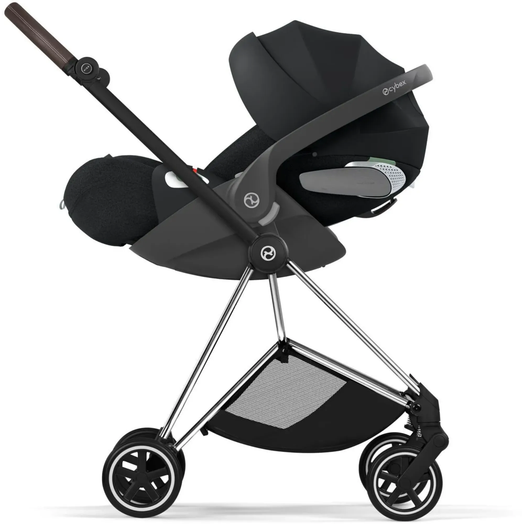 Шасі Cybex Mios 5.0 та Каркас прогулянкового блоку Chrome Brown