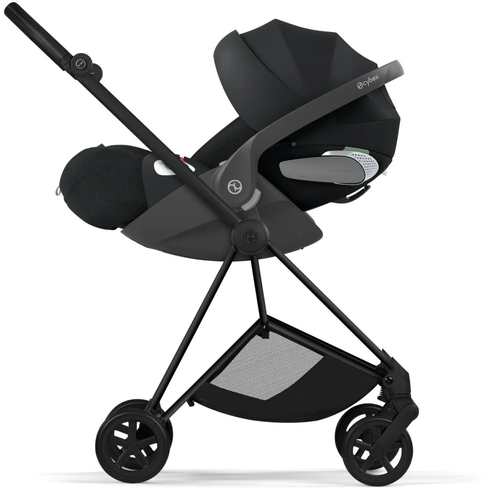 Шасі Cybex Mios 5.0 та Каркас прогулянкового блоку Matt Black