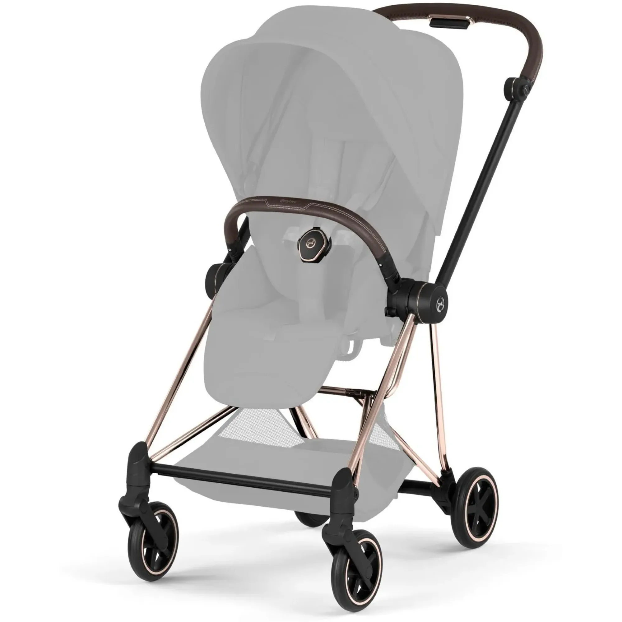 Шасі Cybex Mios 5.0 та Каркас прогулянкового блоку Rosegold