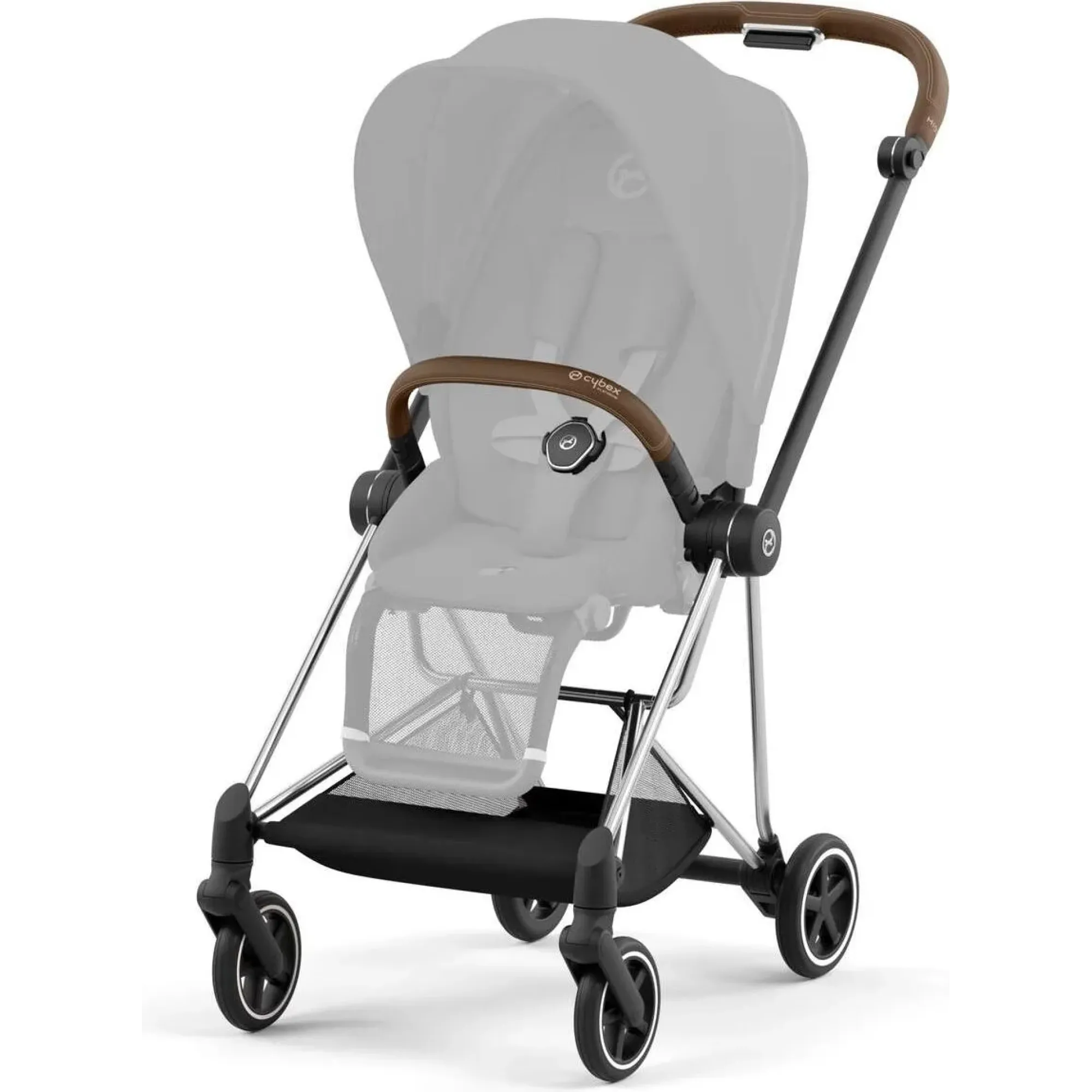Шасі Cybex Mios 4.0 та Каркас прогулянкового блоку Chrome Brown