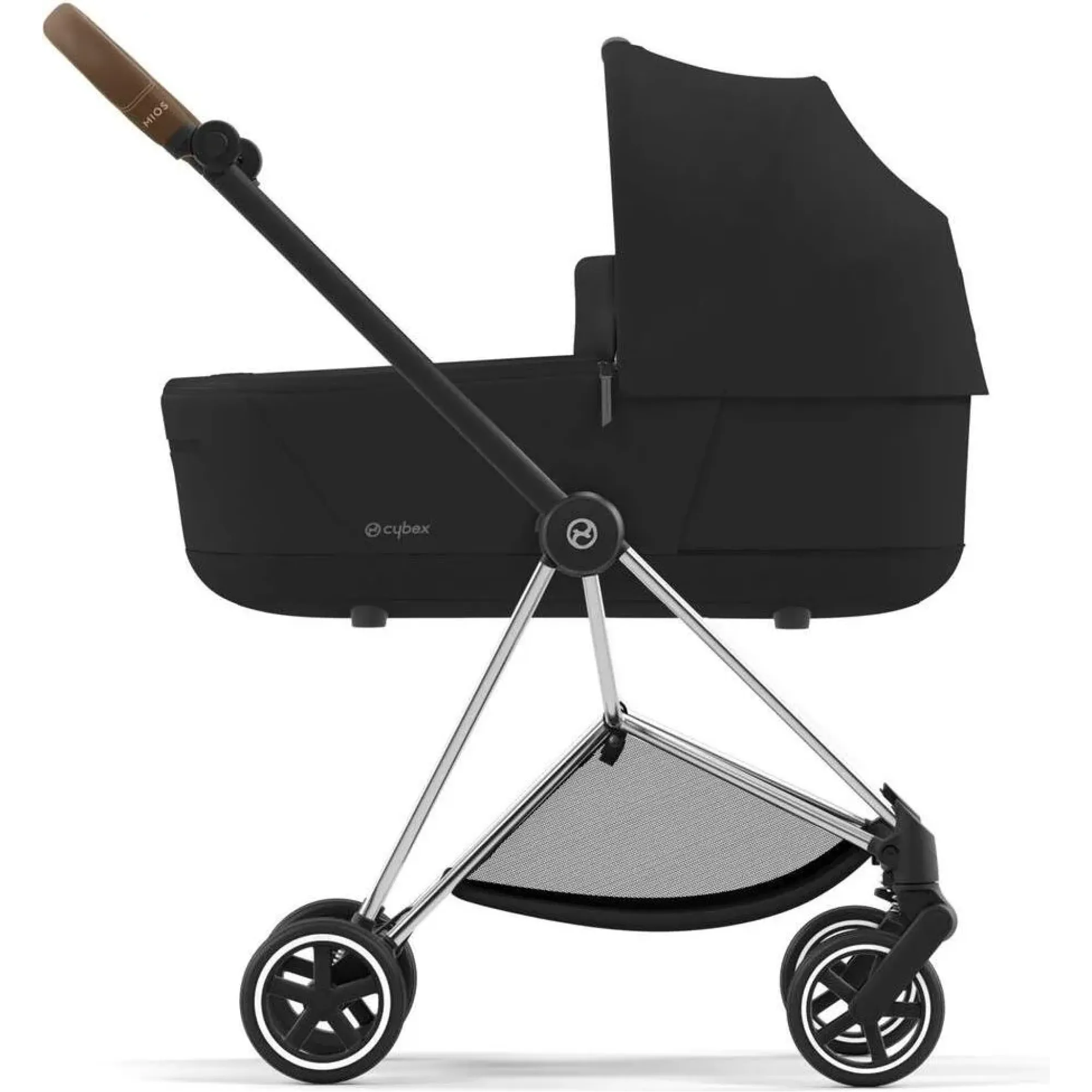 Шасі Cybex Mios 4.0 та Каркас прогулянкового блоку Chrome Brown