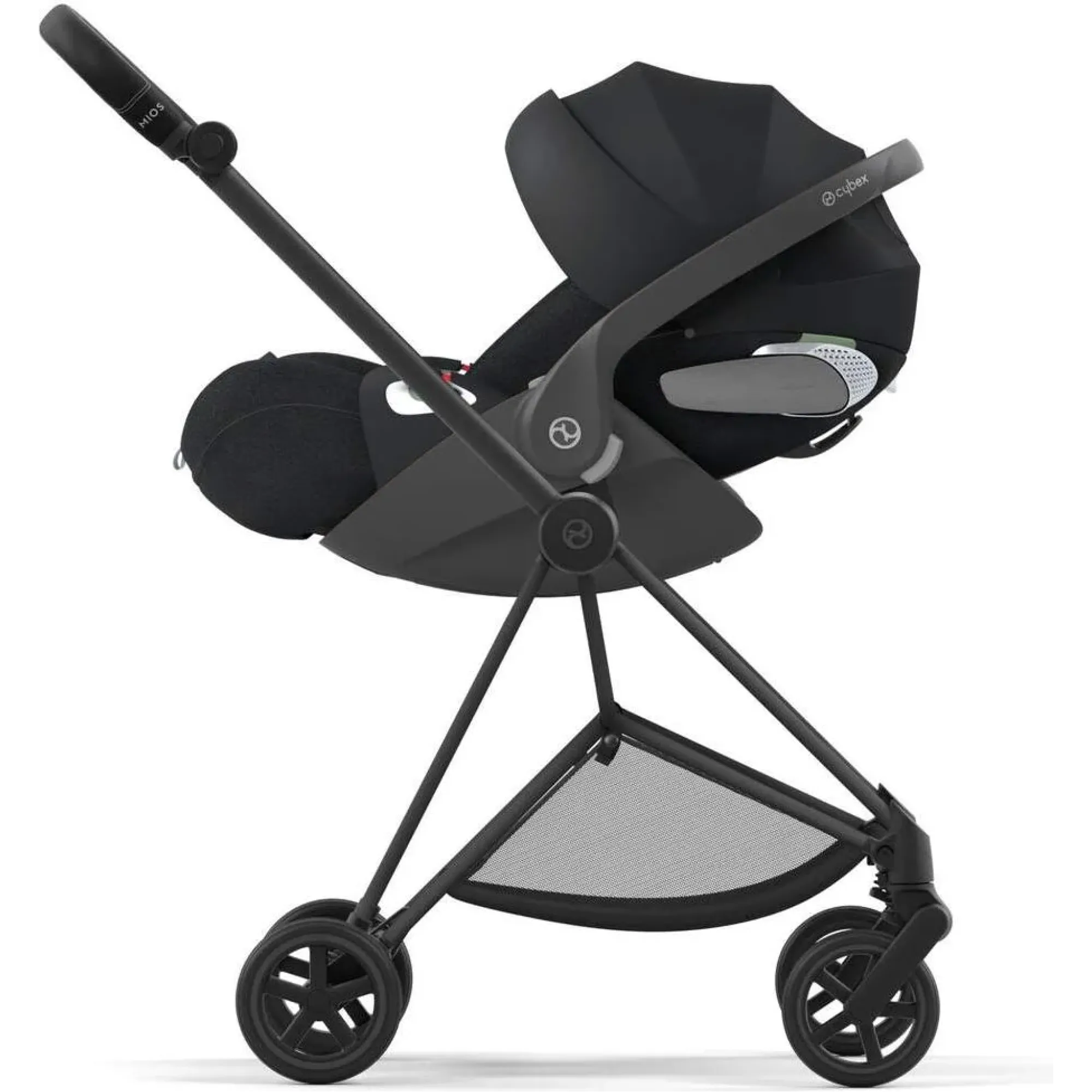 Шасі Cybex Mios 4.0 та Каркас прогулянкового блоку Matt Black