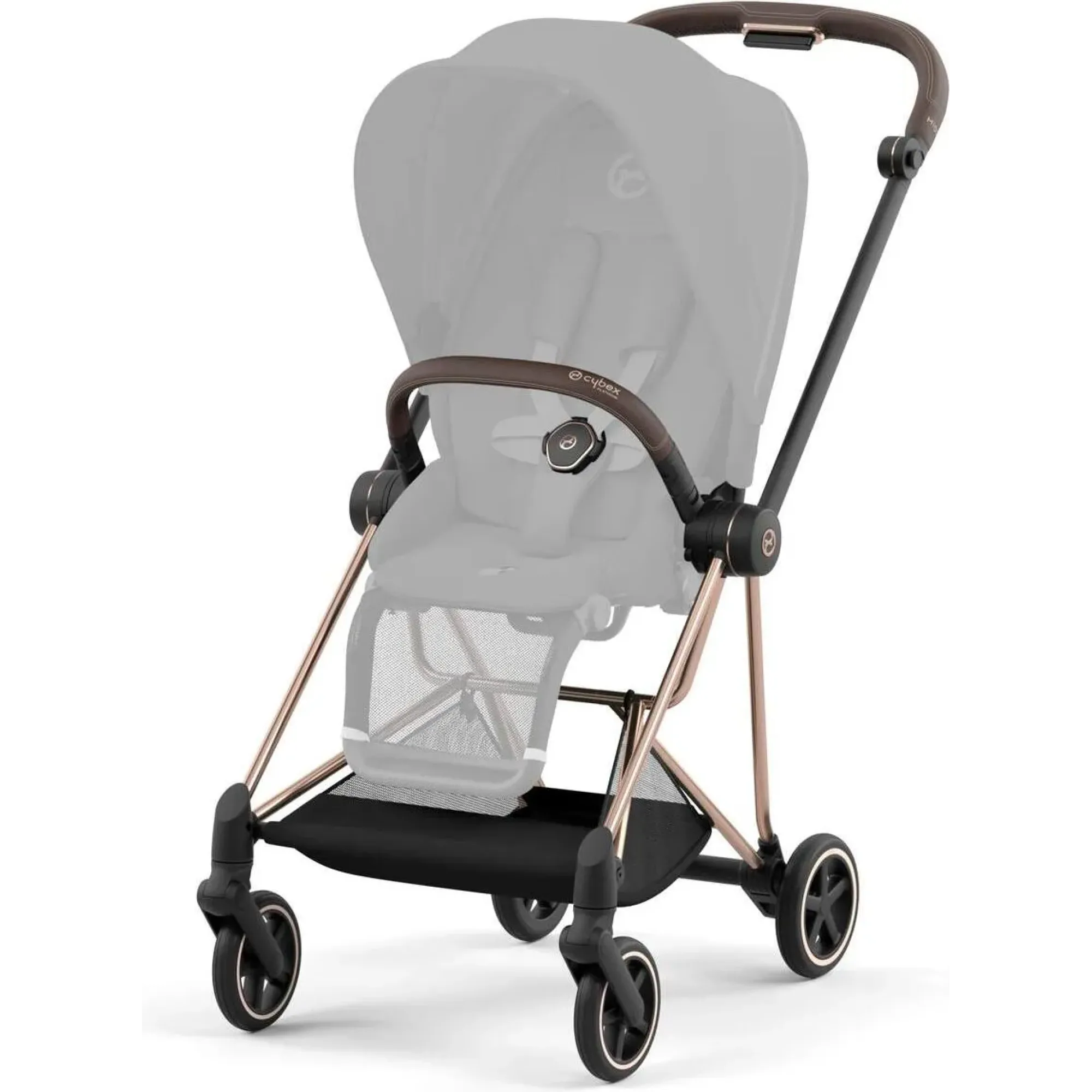 Шасі Cybex Mios 4.0 та Каркас прогулянкового блоку Rosegold