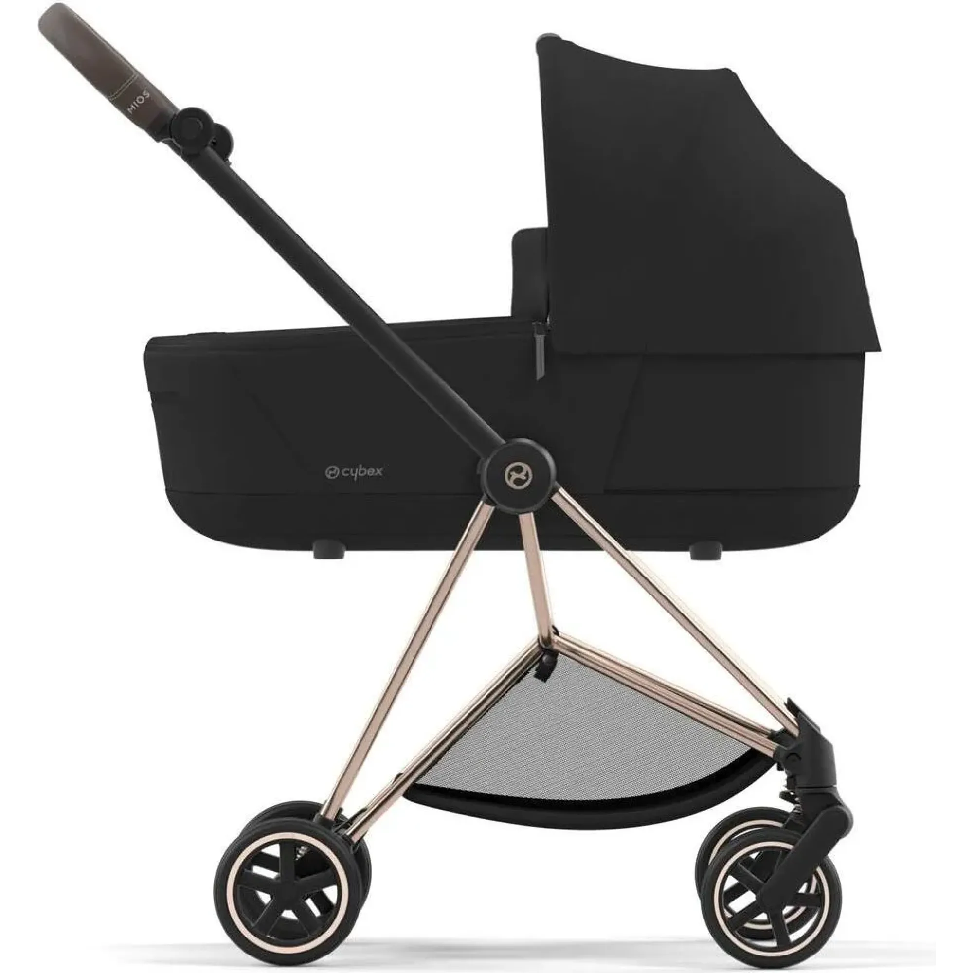 Шасі Cybex Mios 4.0 та Каркас прогулянкового блоку Rosegold