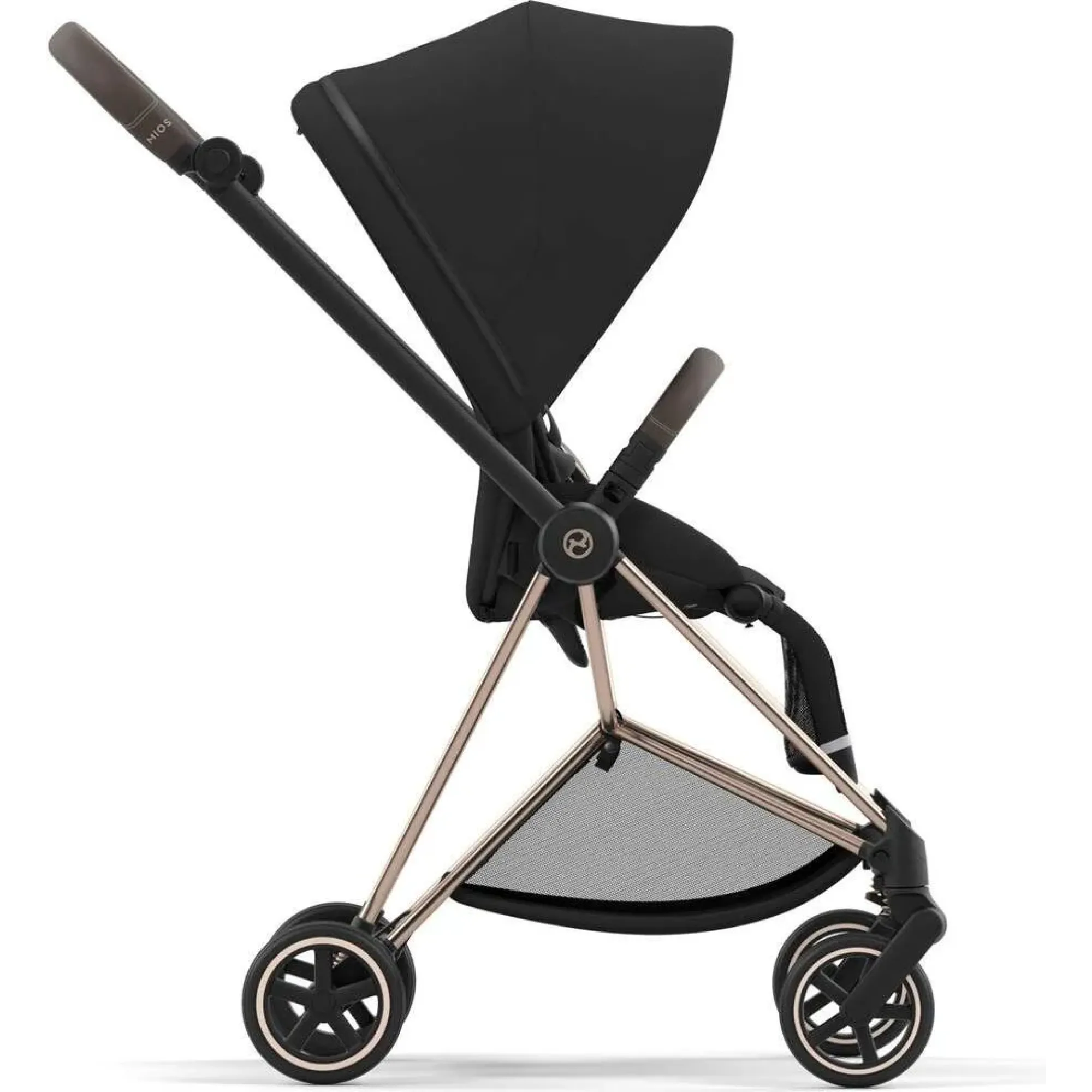 Шасі Cybex Mios 4.0 та Каркас прогулянкового блоку Rosegold