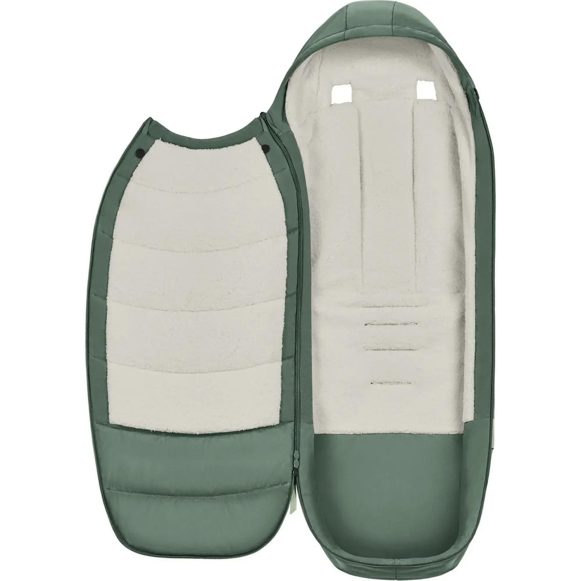 Зимовий конверт (чохол для ніг) Cybex Platinum Footmuff Leaf Green