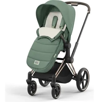 Зимовий конверт (чохол для ніг) Cybex Platinum Footmuff Leaf Green