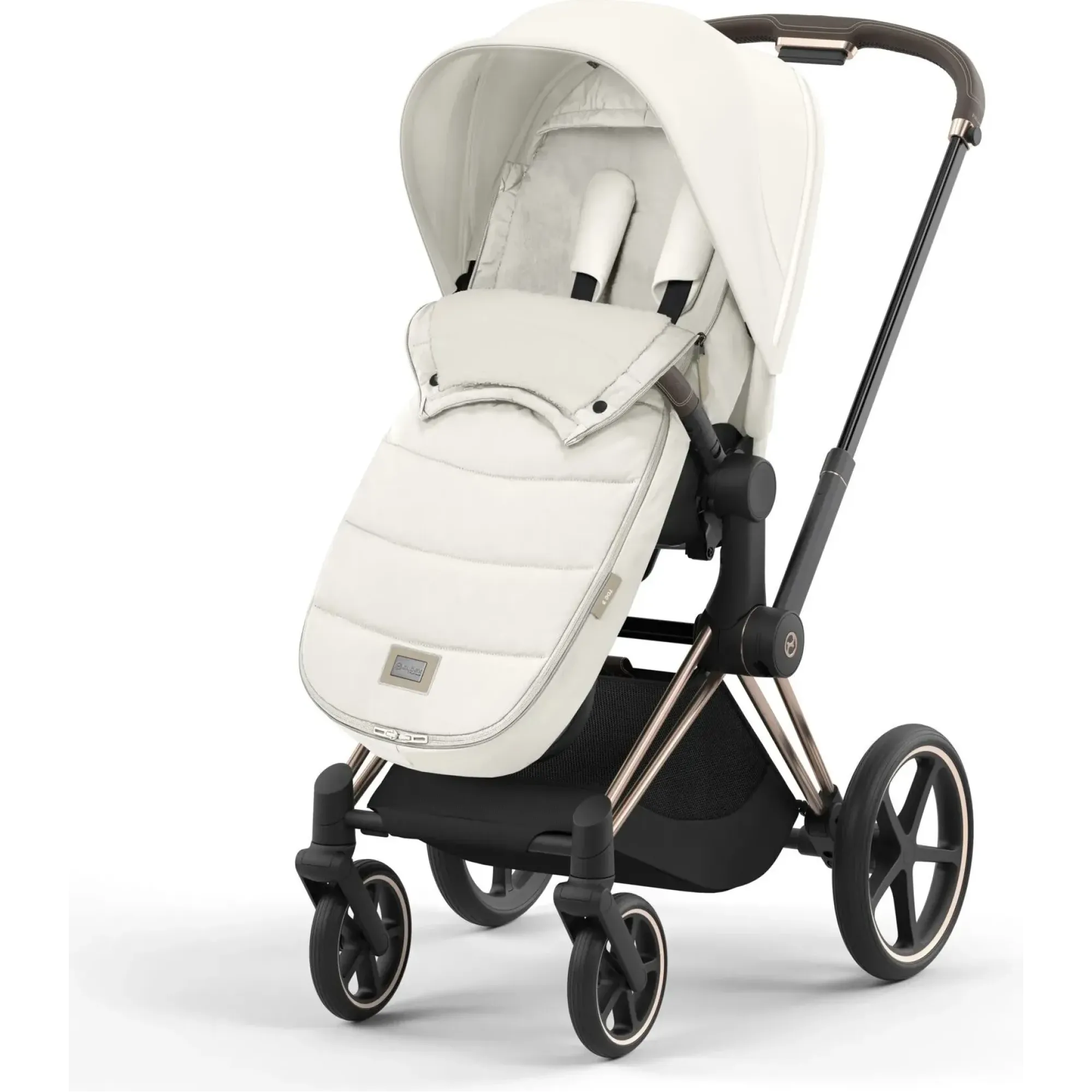 Зимовий конверт (чохол для ніг) Cybex Platinum Footmuff Off White