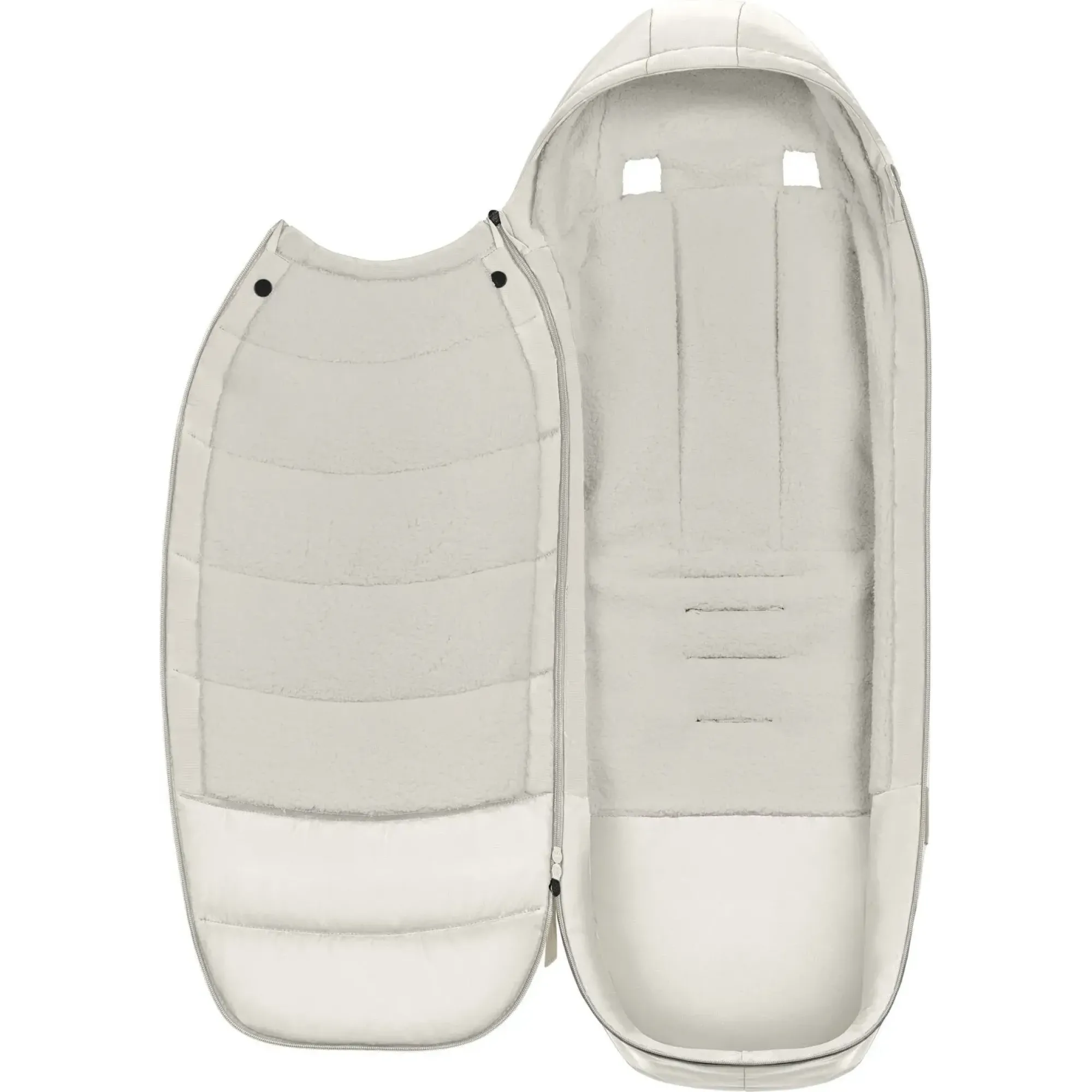Зимовий конверт (чохол для ніг) Cybex Platinum Footmuff Off White