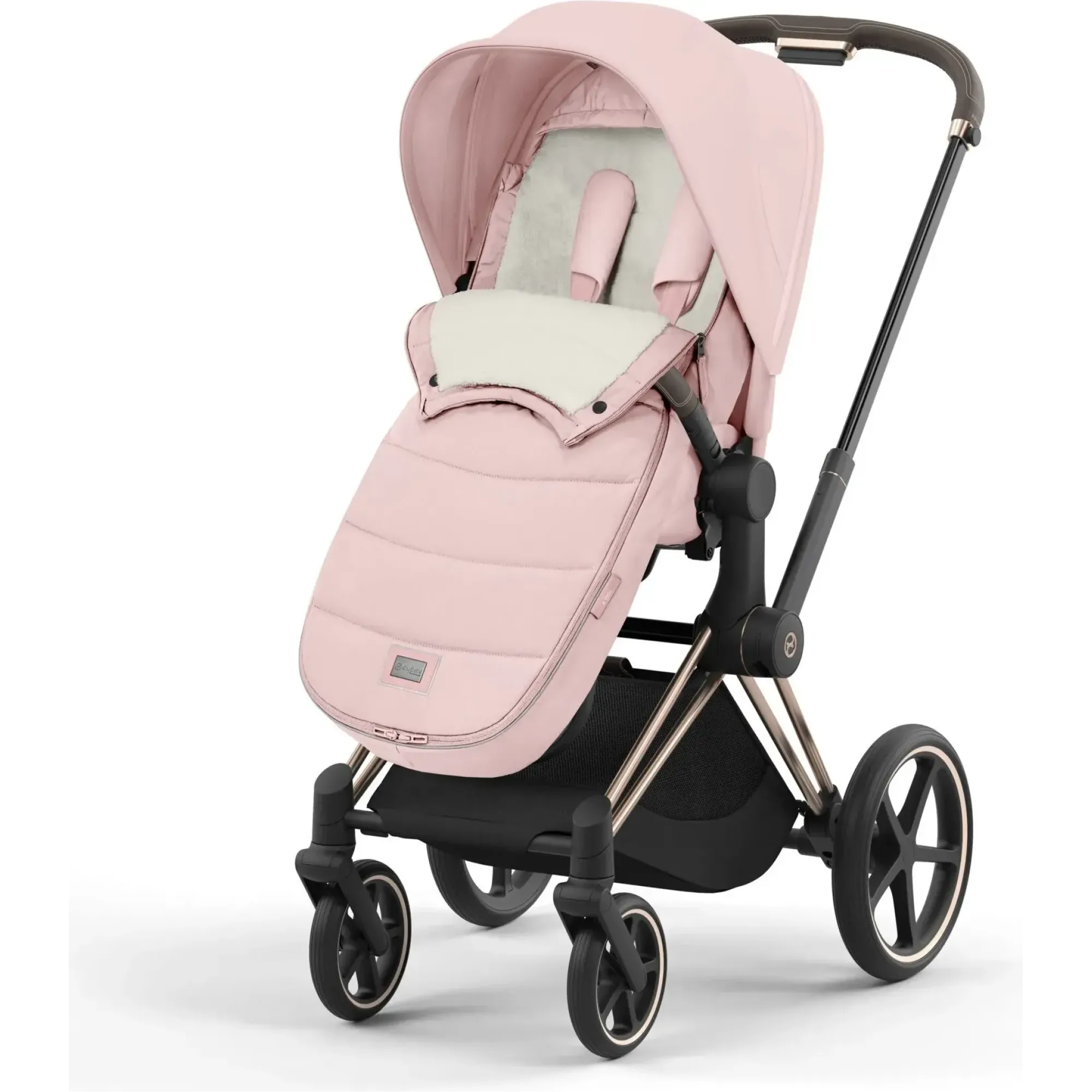 Зимовий конверт (чохол для ніг) Cybex Platinum Footmuff Peach Pink