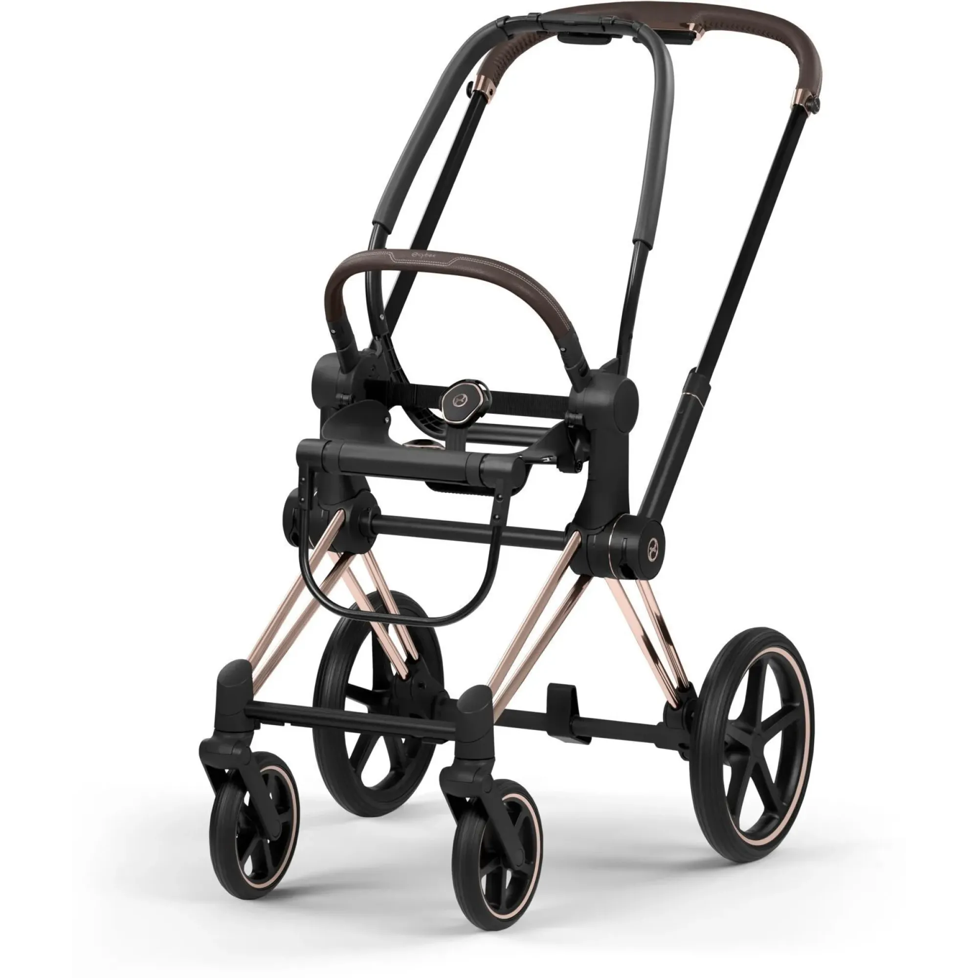 Шасі V5 Cybex Priam та Каркас прогулянкового блоку Rosegold
