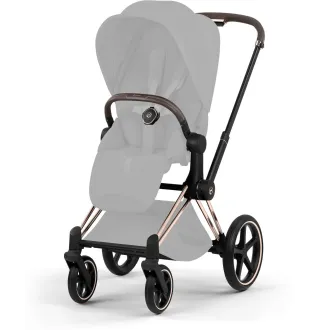 Шасі V5 Cybex Priam та Каркас прогулянкового блоку Rosegold