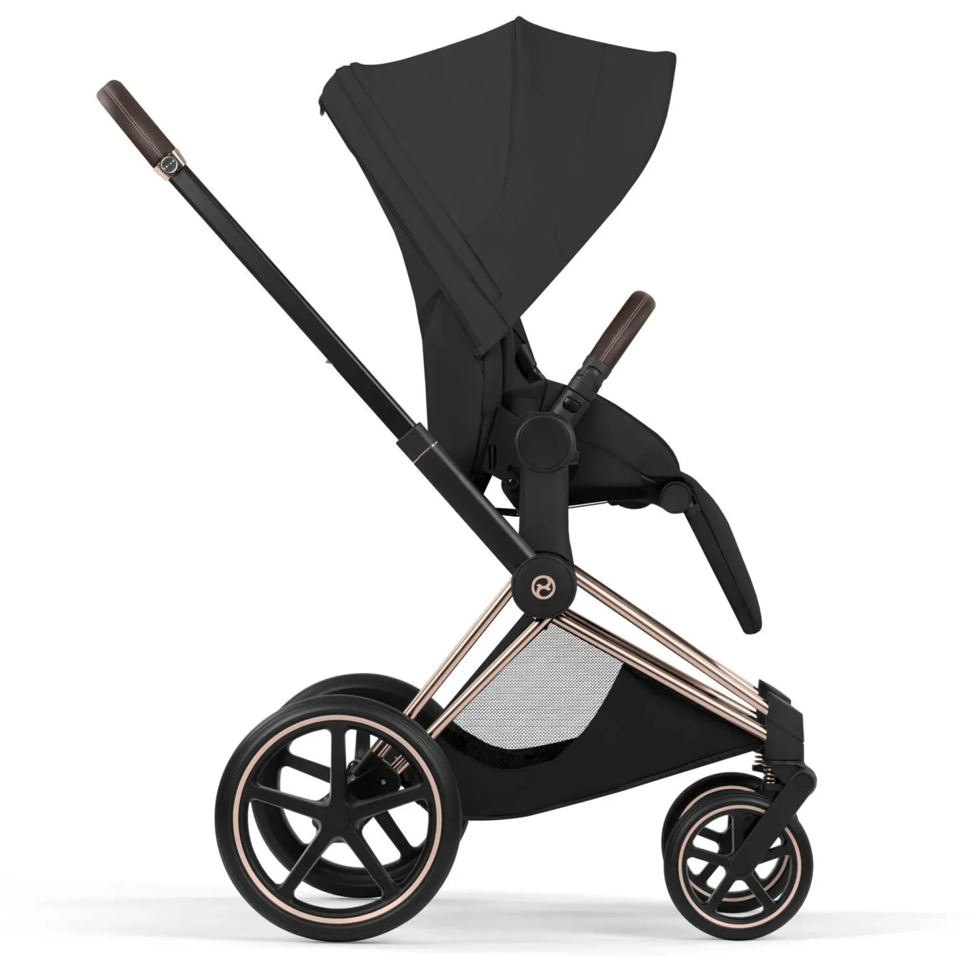 Шасі V5 Cybex Priam та Каркас прогулянкового блоку Rosegold