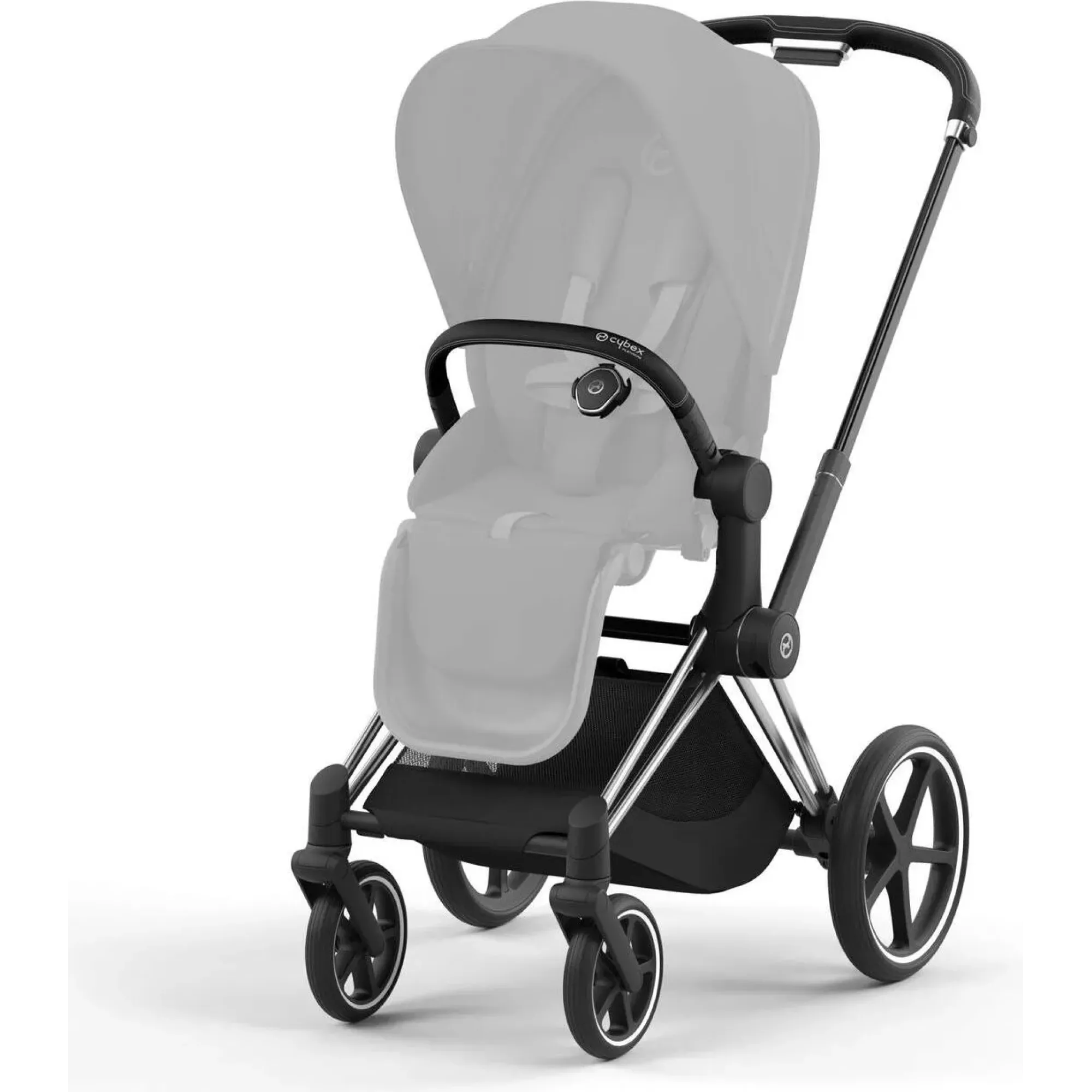 Шасі Cybex Priam та Каркас прогулянкового блоку Chrome Black