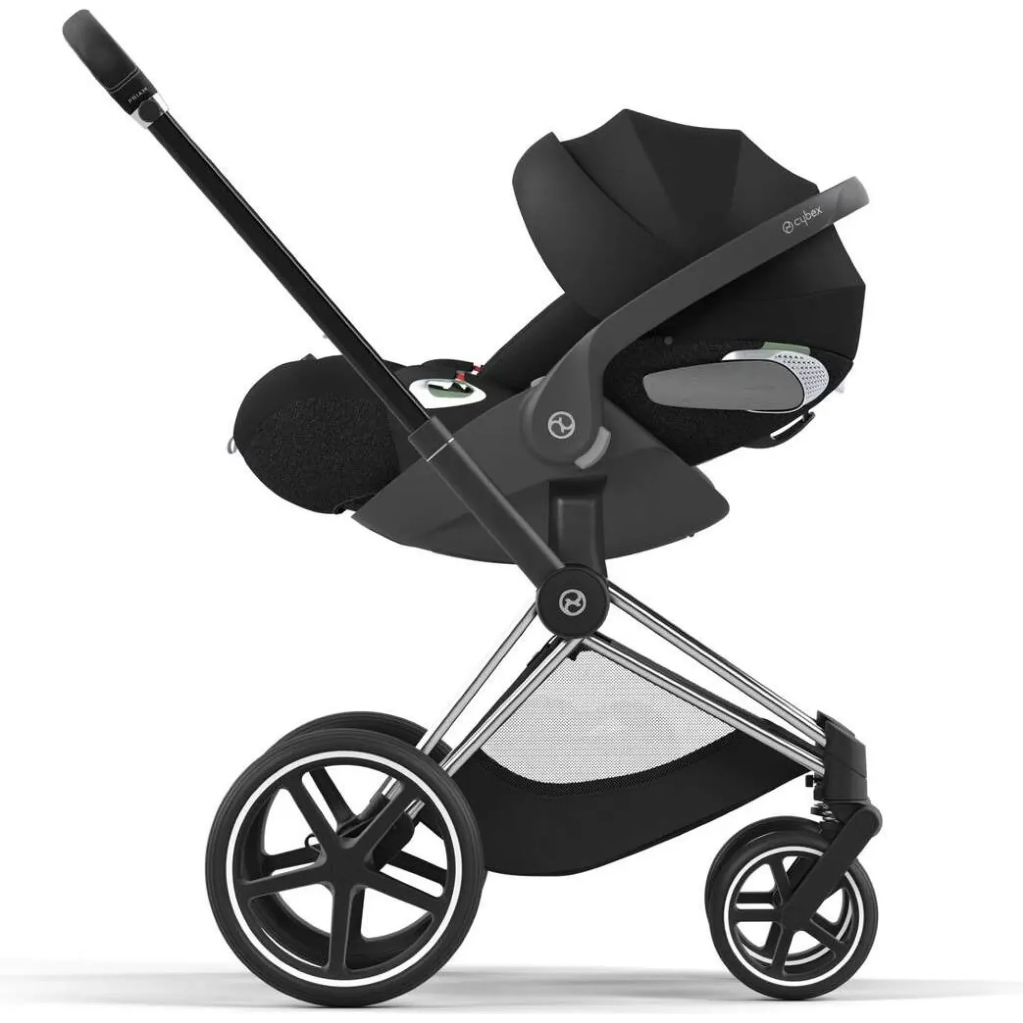 Шасі Cybex Priam та Каркас прогулянкового блоку Chrome Black