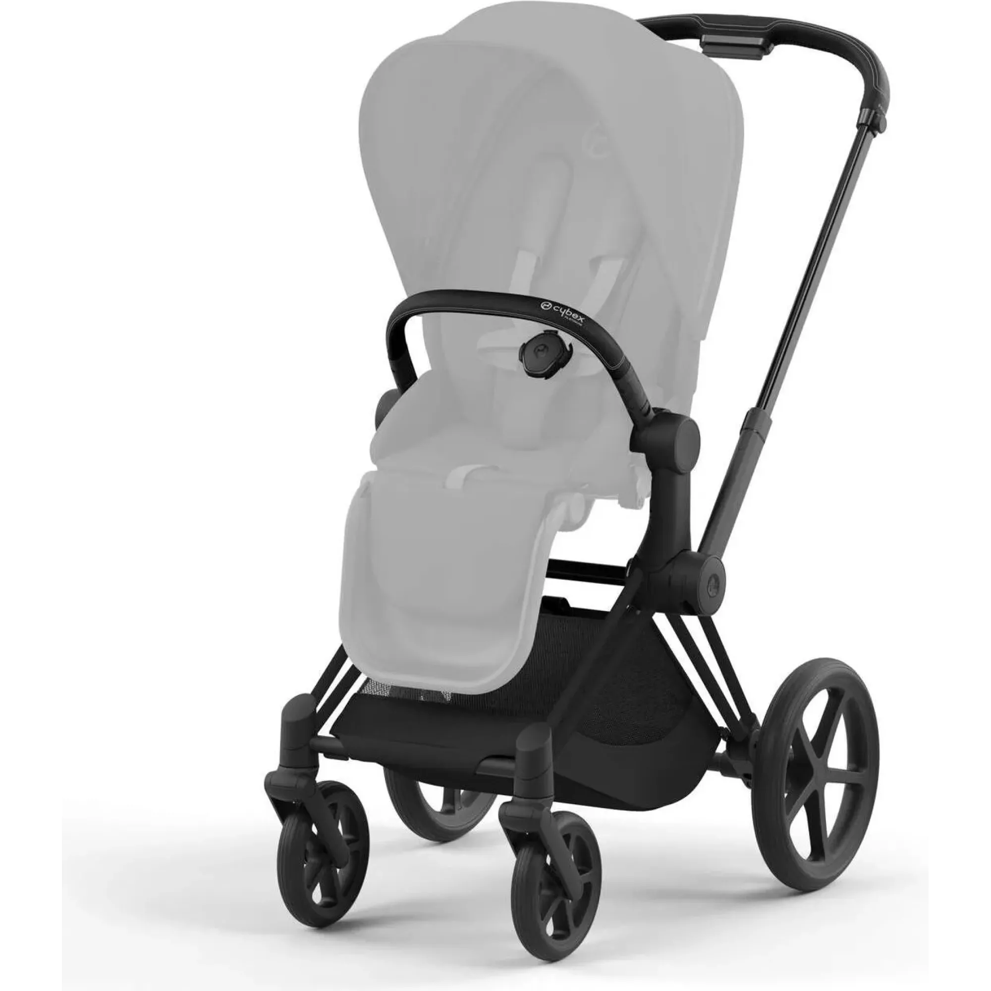 Шасі Cybex Priam та Каркас прогулянкового блоку Matt Black