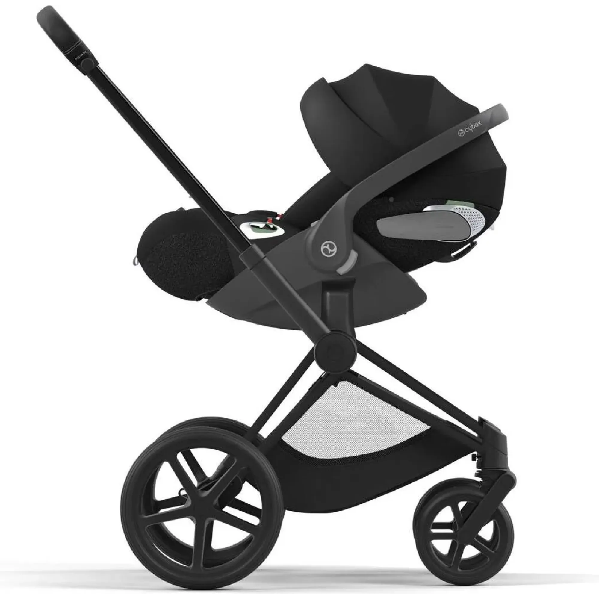 Шасі Cybex Priam та Каркас прогулянкового блоку Matt Black