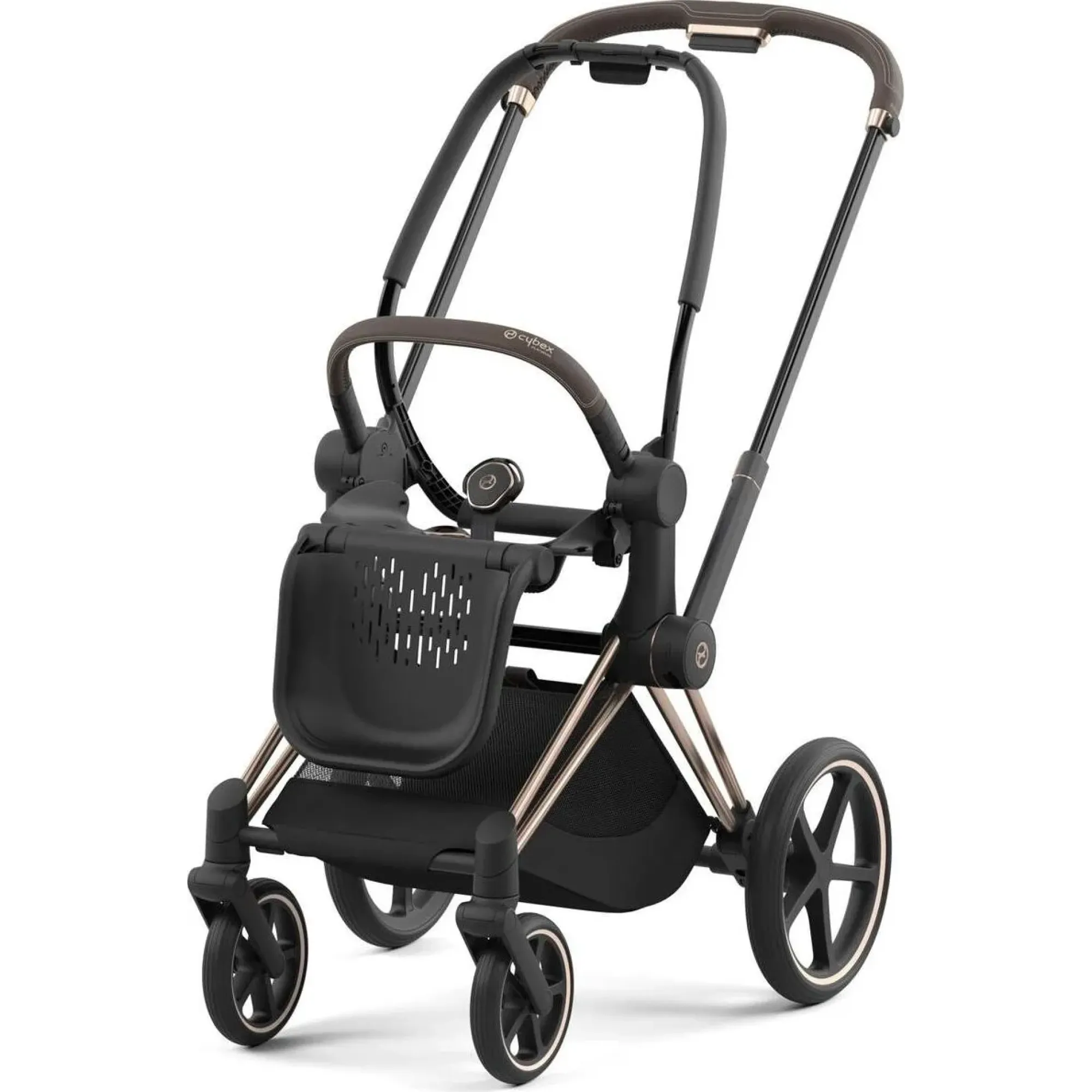 Шасі Cybex Priam та Каркас прогулянкового блоку Rosegold