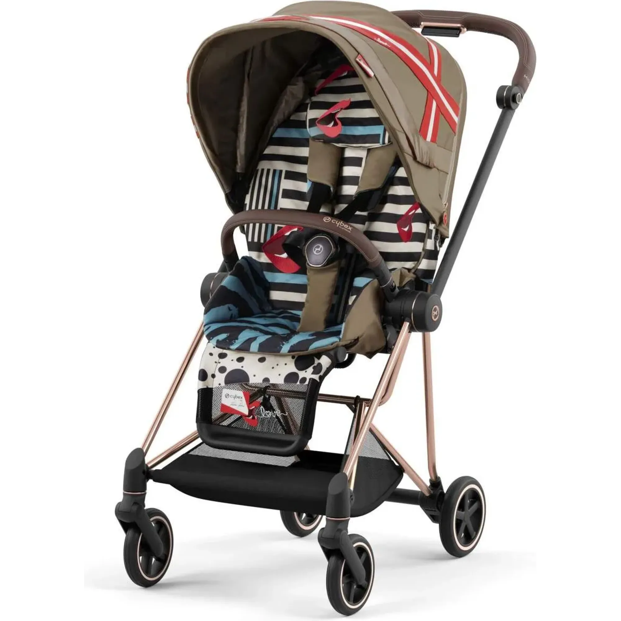 Чохол тканинний для прогулянкового блоку Cybex Mios by Karolina Kurkova One Love