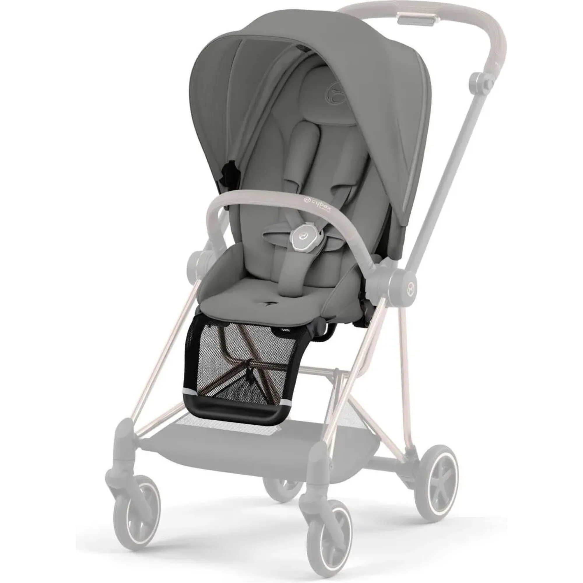 Чохол тканинний для прогулянкового блоку Cybex Mios Mirage Grey