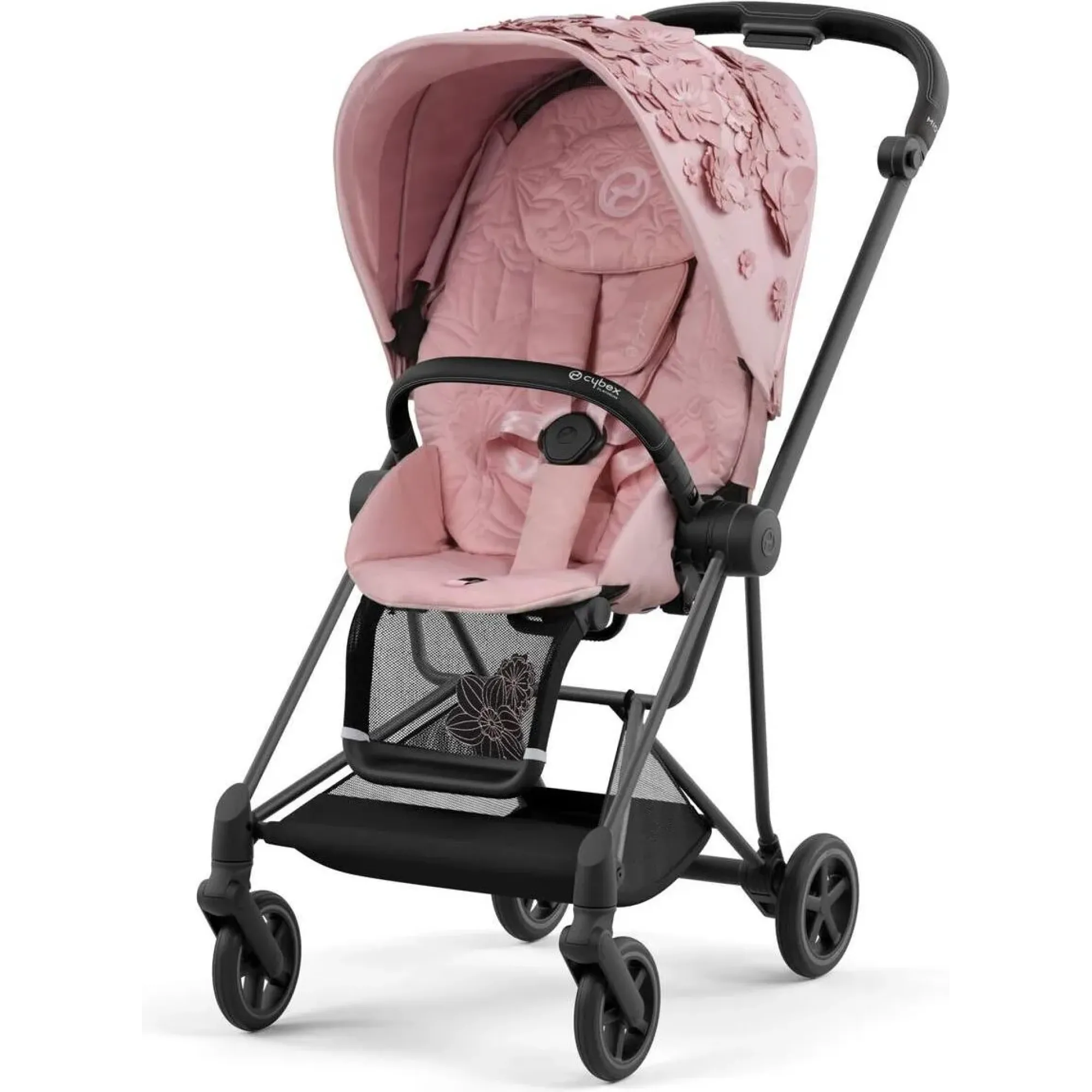 Чохол тканинний для прогулянкового блоку Cybex Mios Simply Flowers Pink