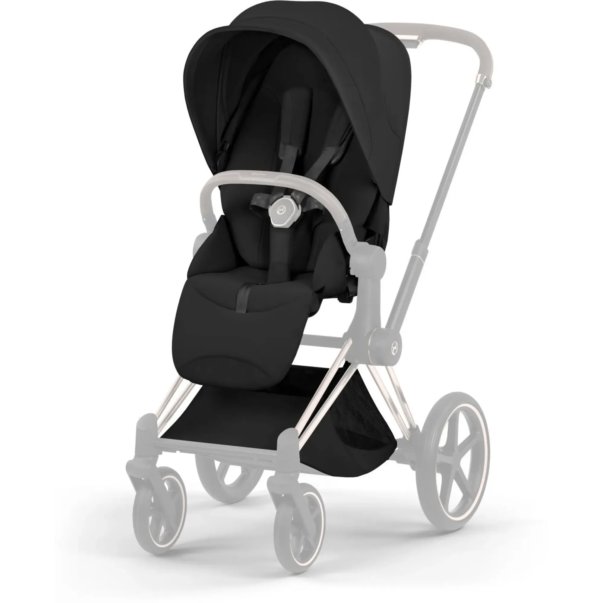 Чохол тканинний для прогулянкового блоку Cybex Priam V5 Style Sepia Black