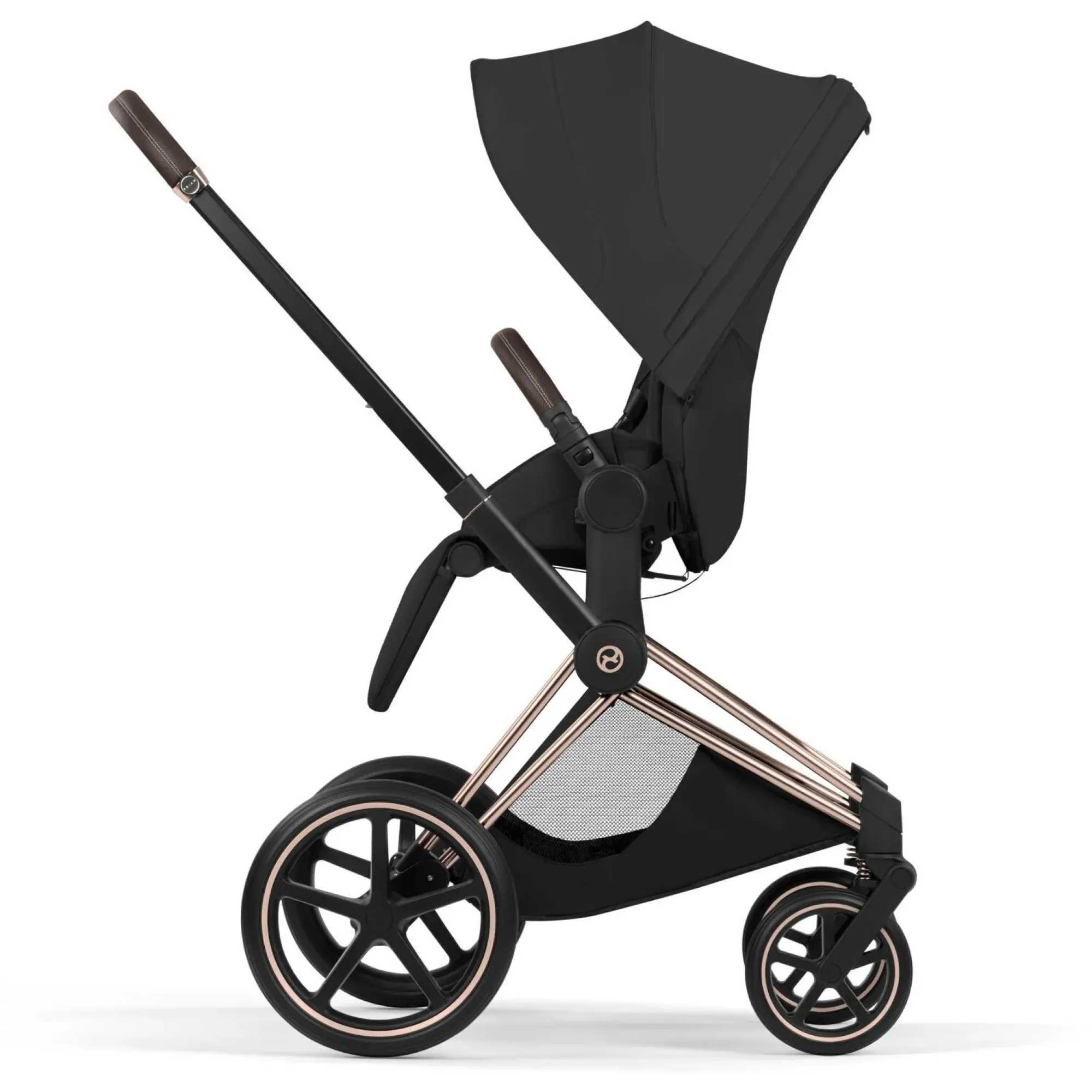 Чохол тканинний для прогулянкового блоку Cybex Priam V5 Style Sepia Black