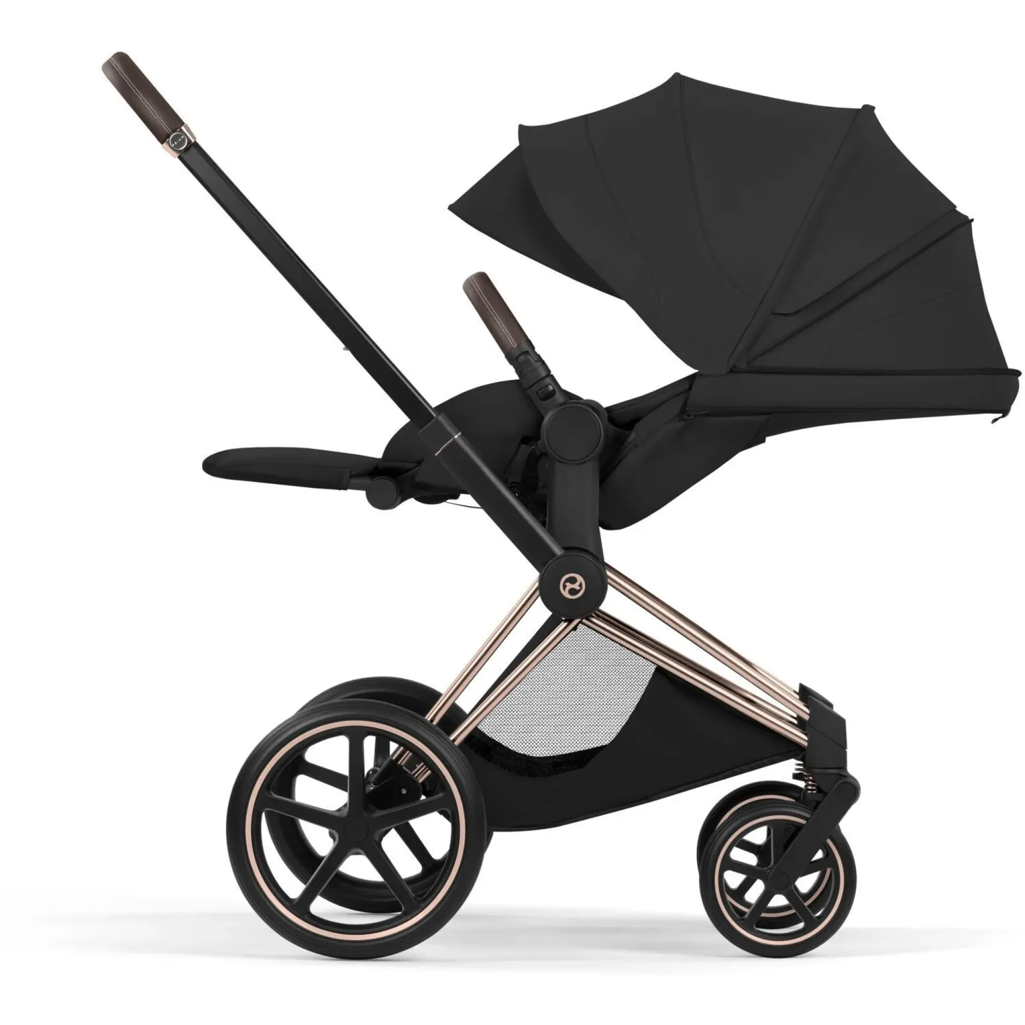 Чохол тканинний для прогулянкового блоку Cybex Priam V5 Style Sepia Black