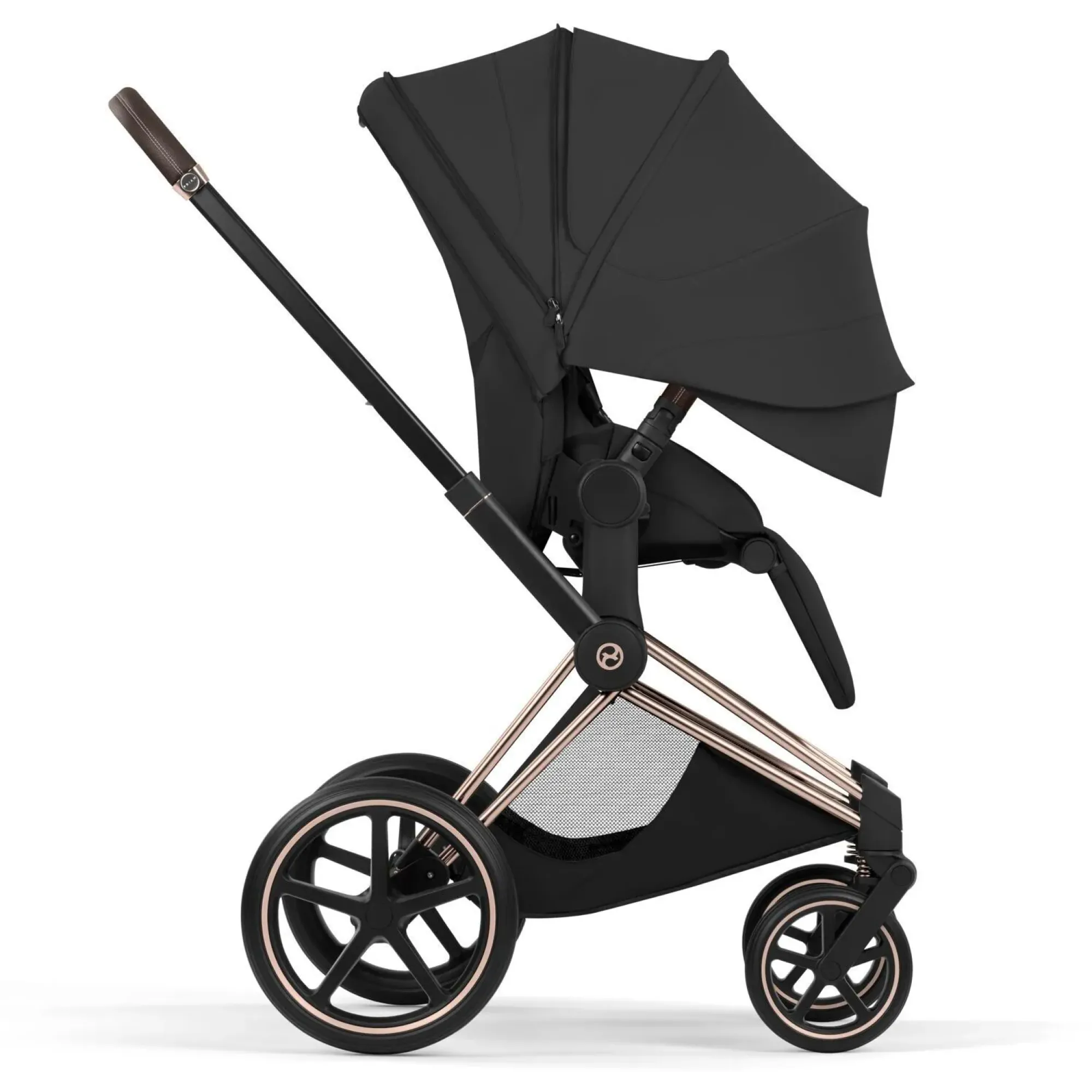 Чохол тканинний для прогулянкового блоку Cybex Priam V5 Style Sepia Black