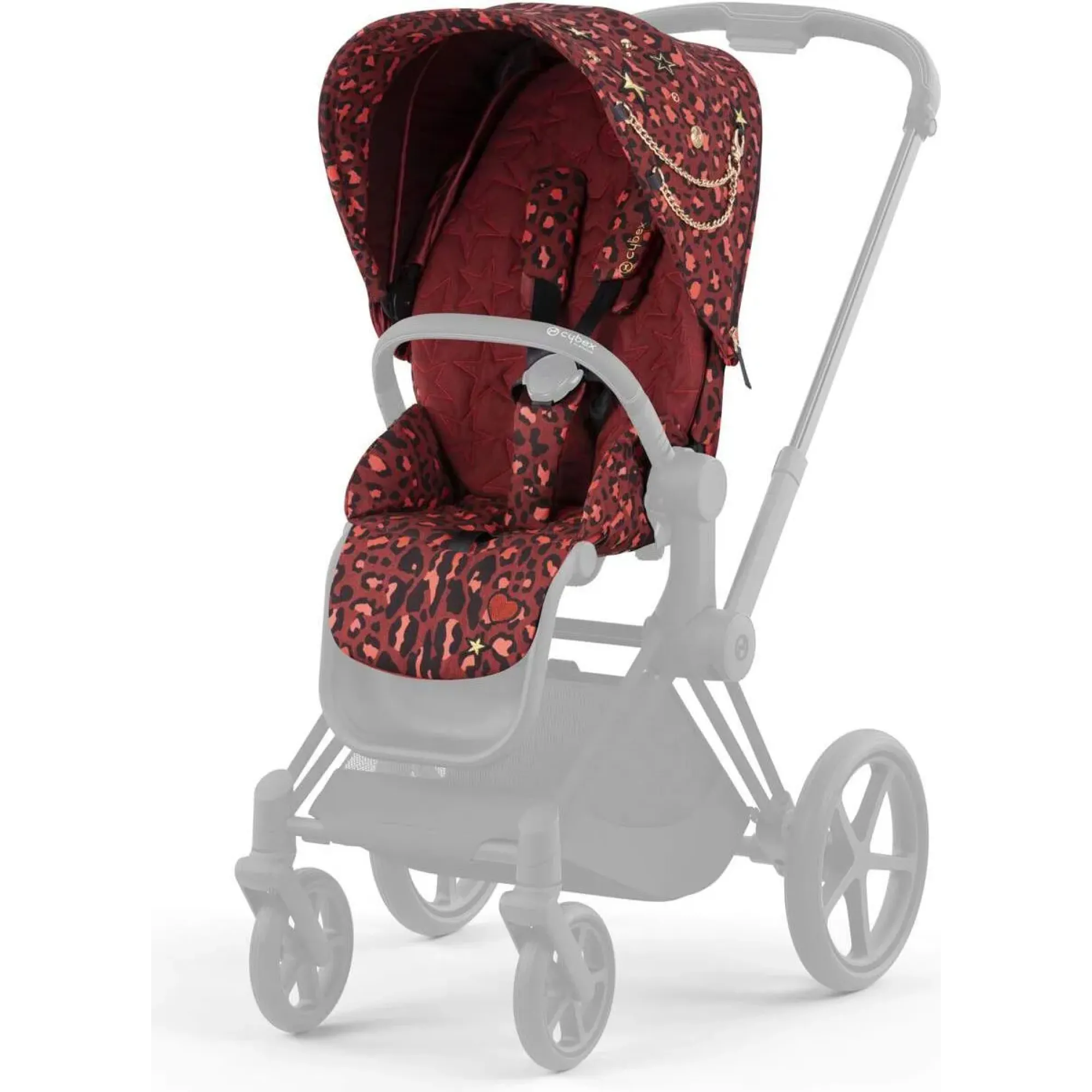 Чохол тканинний для прогулянкового блоку Cybex Priam by Alec Voelkel Rockstar