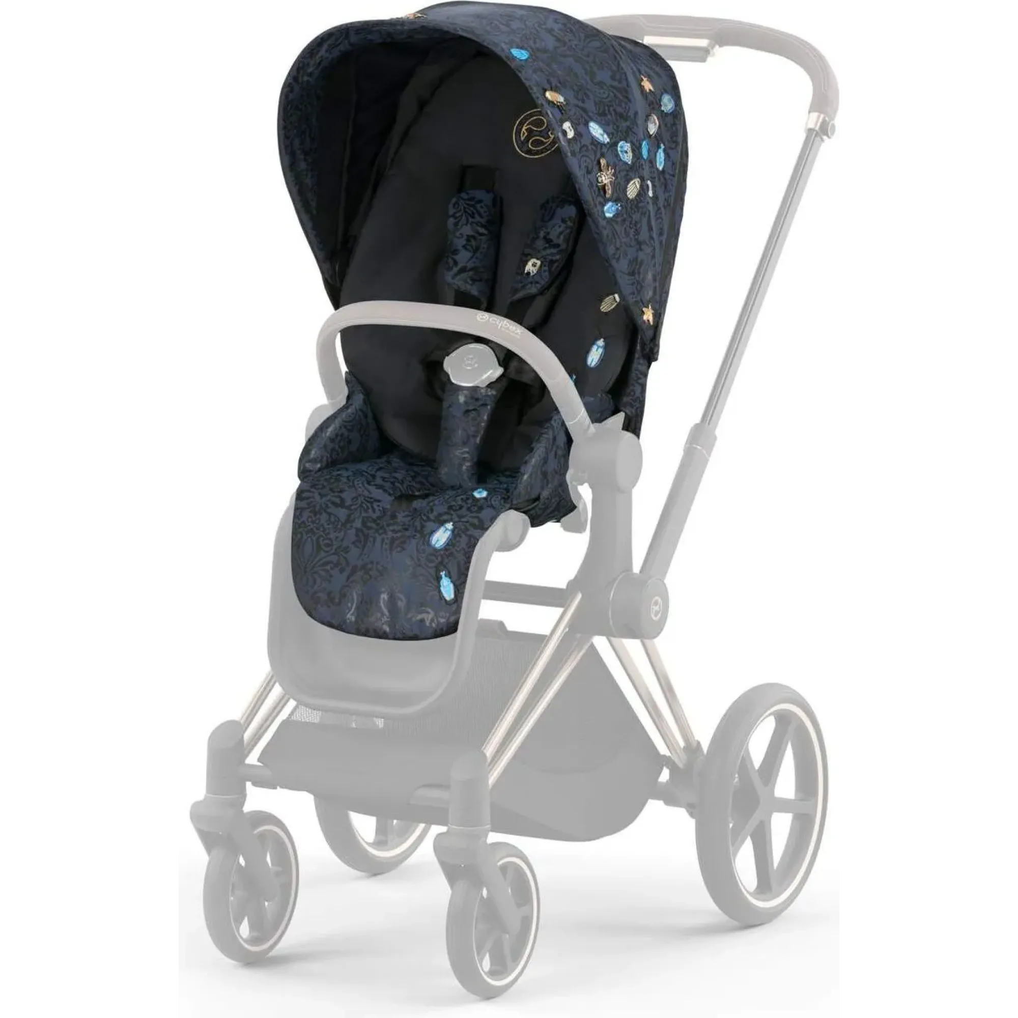 Чохол тканинний для прогулянкового блоку Cybex Priam Jewels of Nature