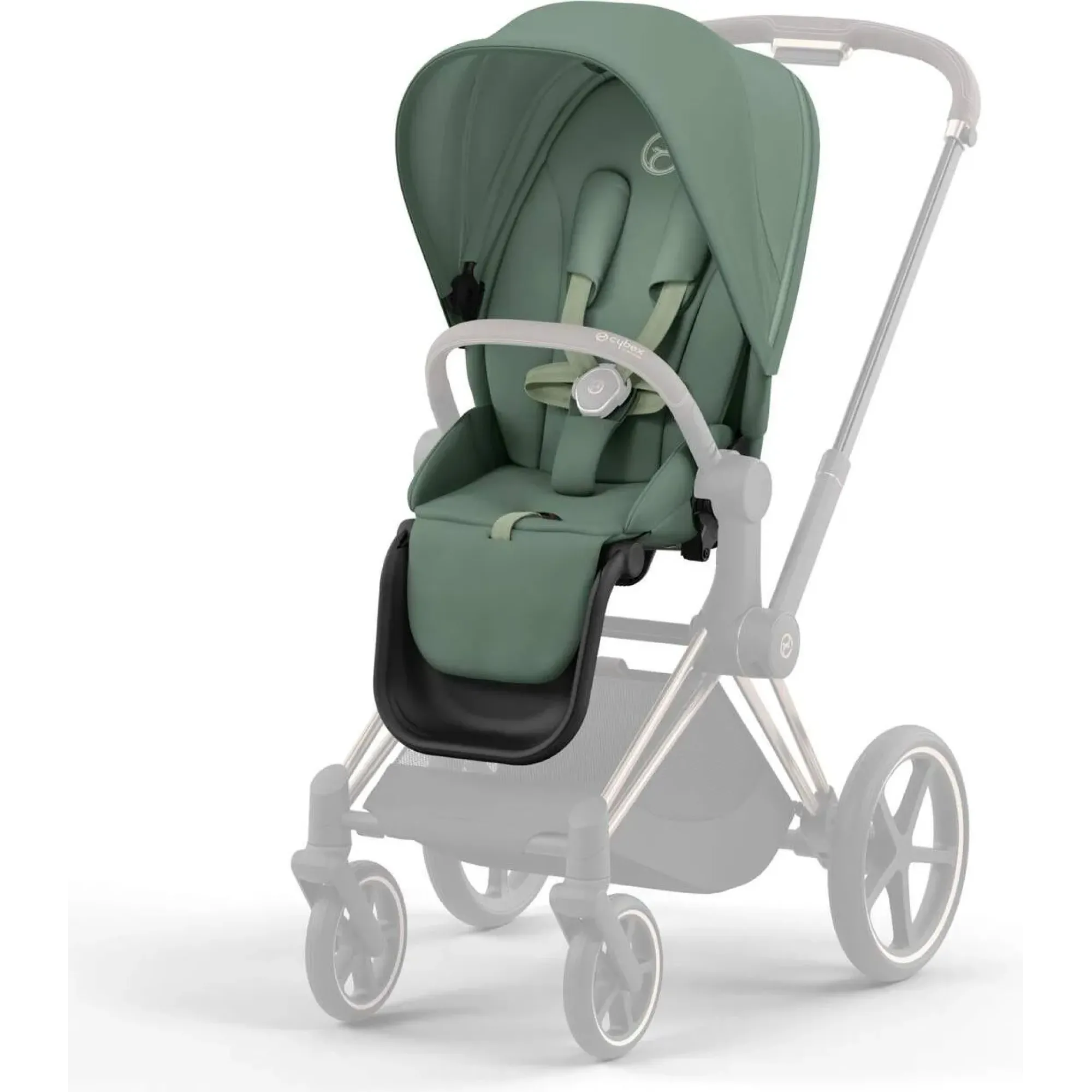 Чохол тканинний для прогулянкового блоку Cybex Priam Leaf Green