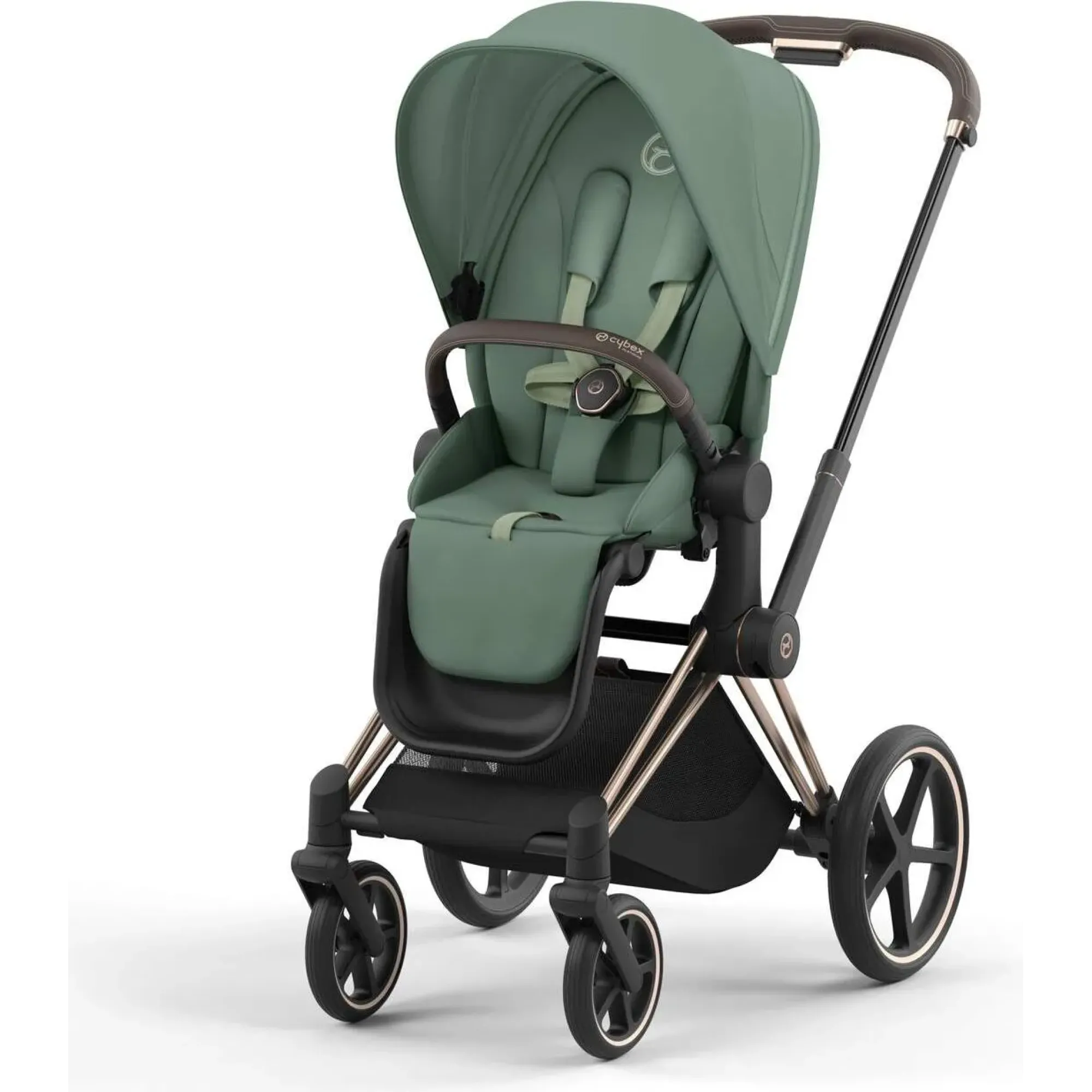 Чохол тканинний для прогулянкового блоку Cybex Priam Leaf Green