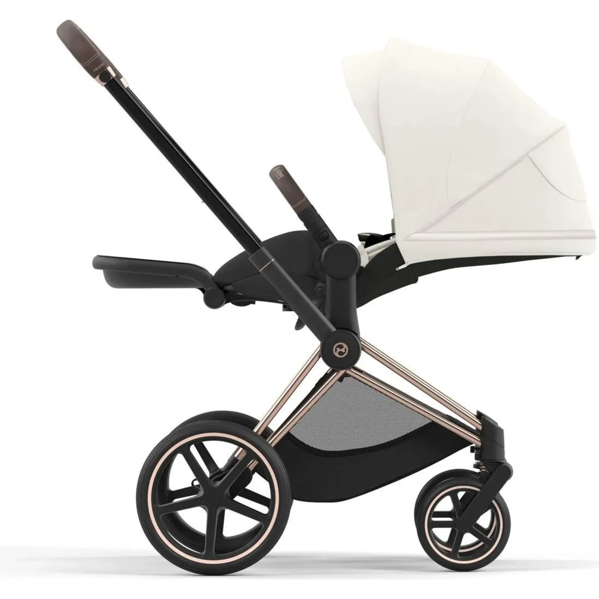 Чохол тканинний для прогулянкового блоку Cybex Priam Off White