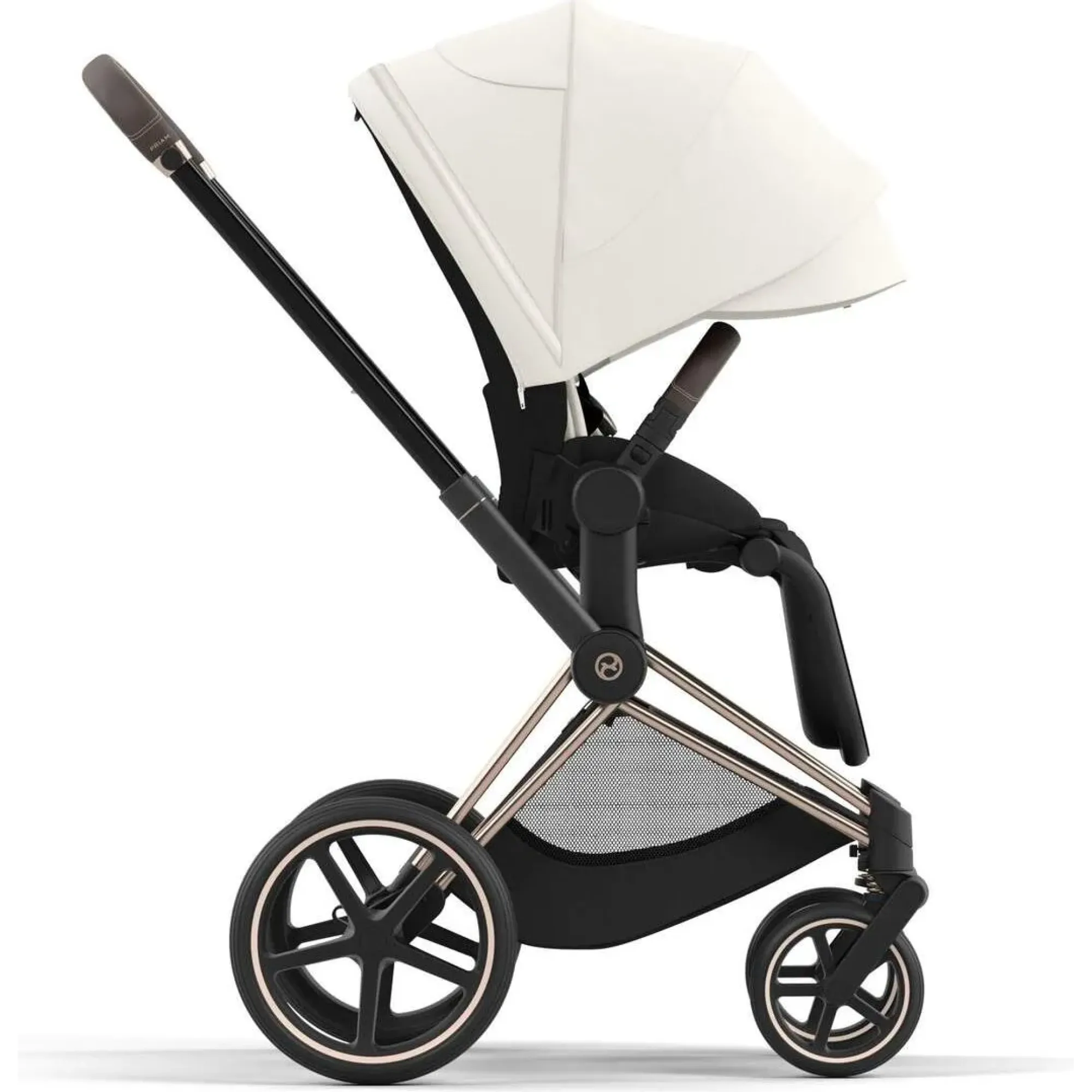 Чохол тканинний для прогулянкового блоку Cybex Priam Off White