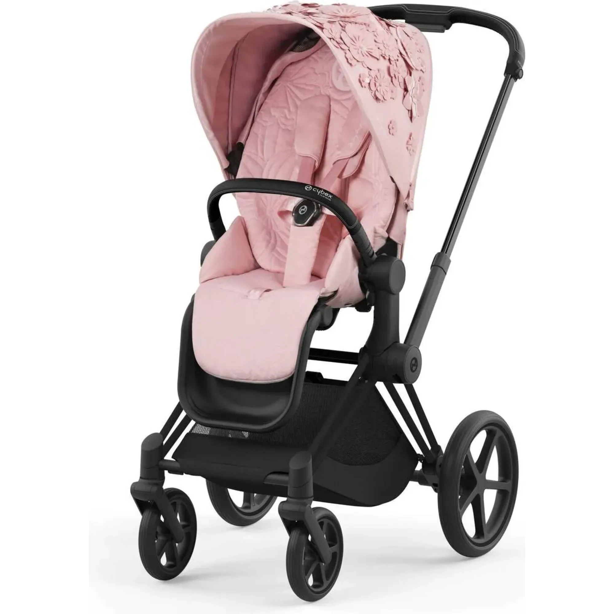 Чохол тканинний для прогулянкового блоку Cybex Priam Simply Flowers Pink