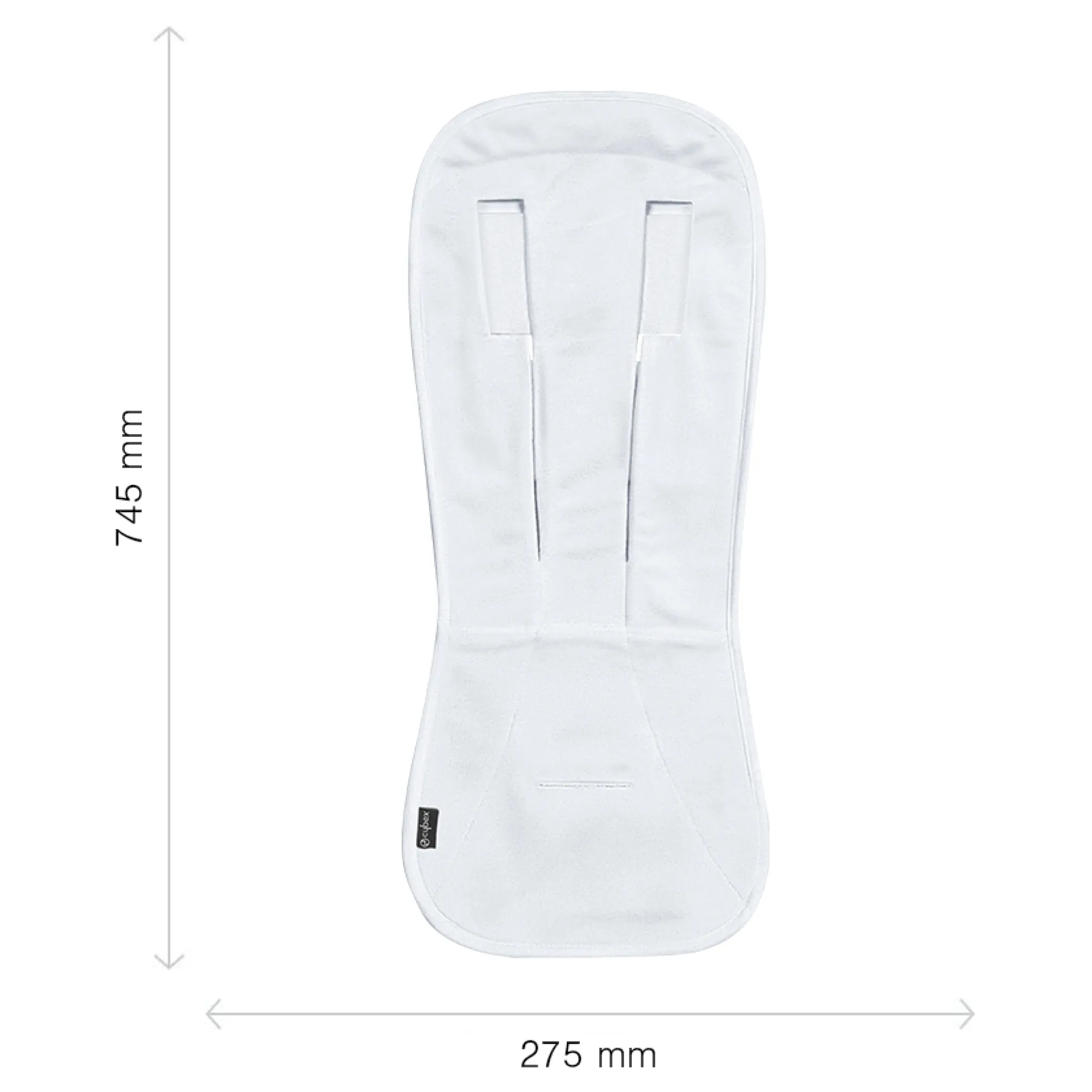 Літній вкладиш для прогулянкової коляски Cybex Summer Seat Liner White