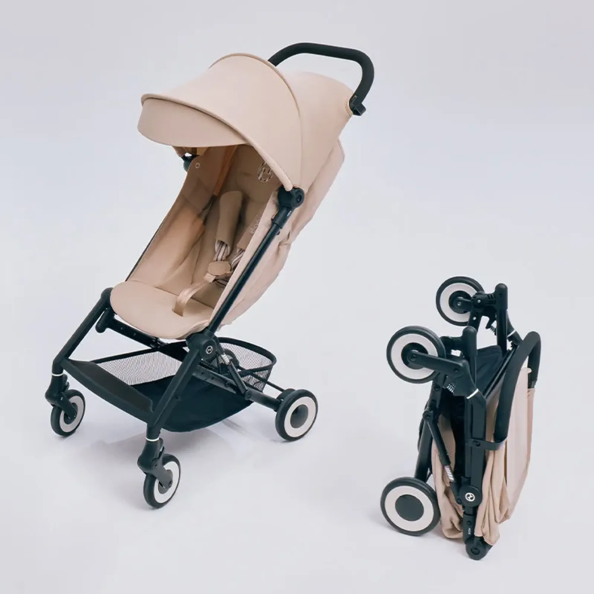 Прогулянкова коляска Cybex Agis BLK Almond Beige