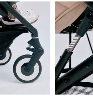 Прогулянкова коляска Cybex Agis BLK Almond Beige