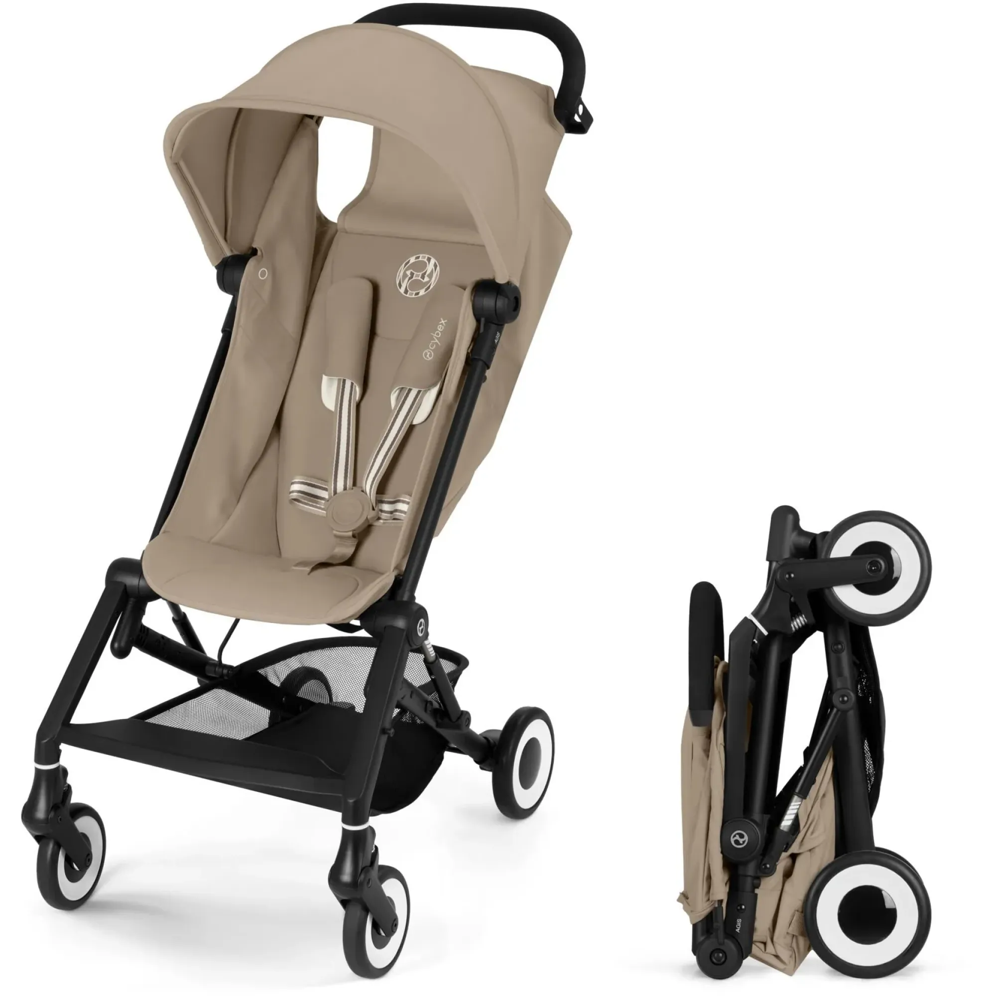 Прогулянкова коляска Cybex Agis BLK Almond Beige
