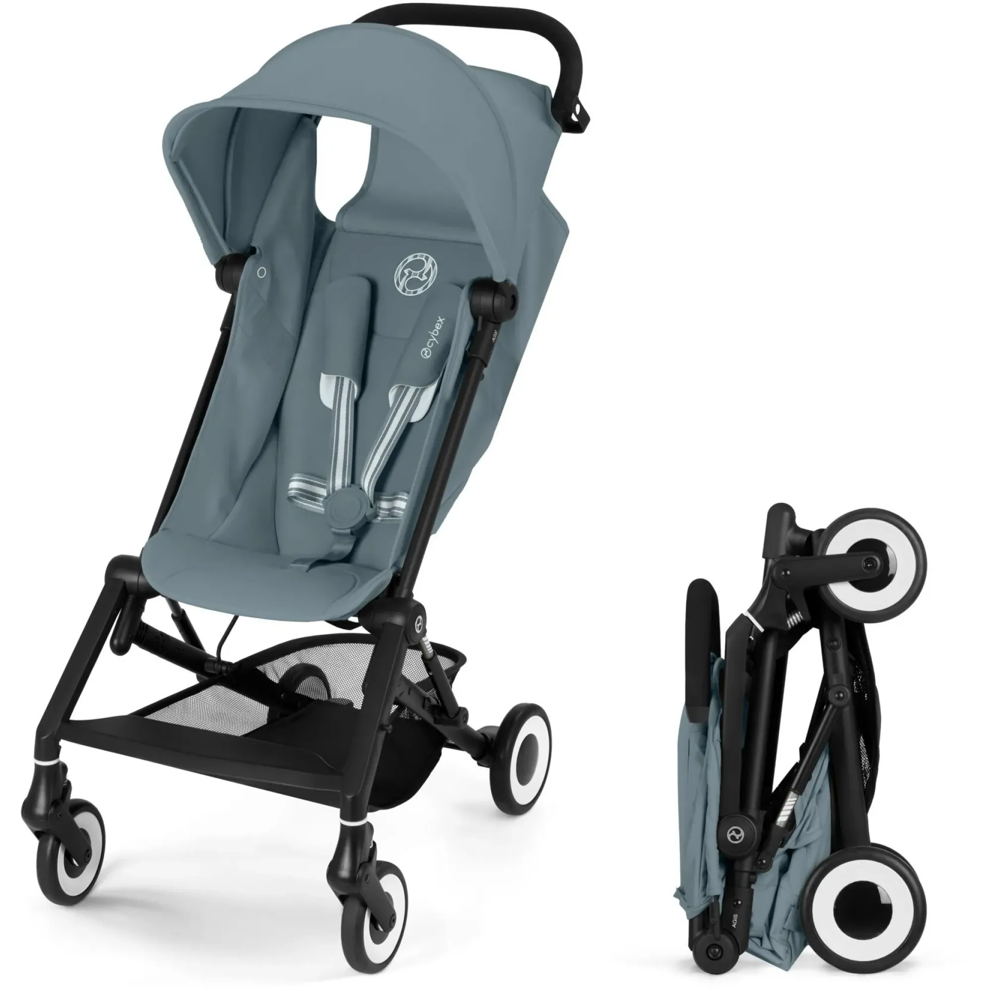 Прогулянкова коляска Cybex Agis BLK Stormy Blue