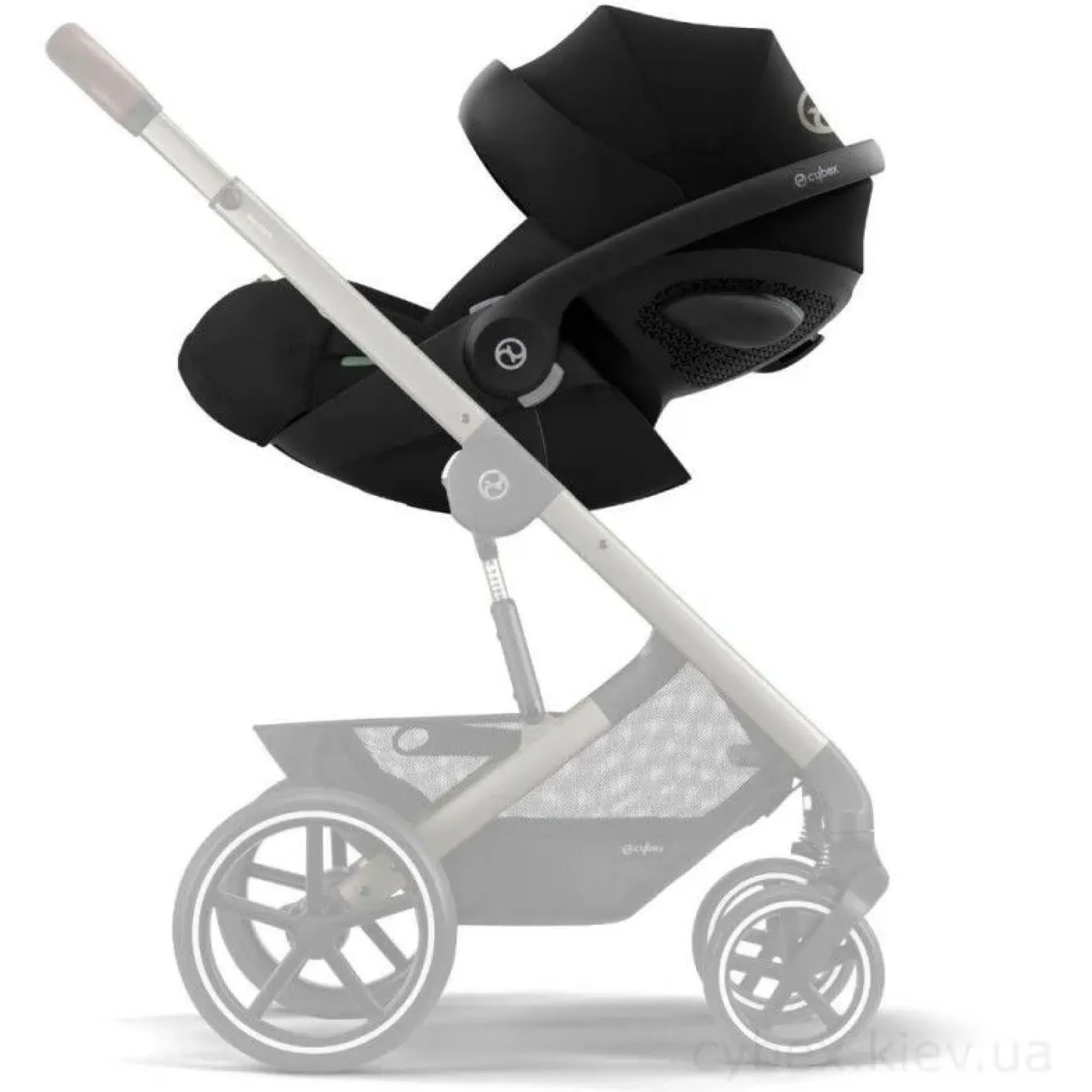 Коляска 3в1 Cybex Balios S Lux 2025 SLV Stone Grey