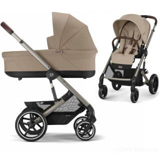 Коляска 2в1 Cybex Balios S Lux 2025 TPE Almond Beige Коляска 2в1 Cybex Balios S Lux 2025 TPE Almond Beige